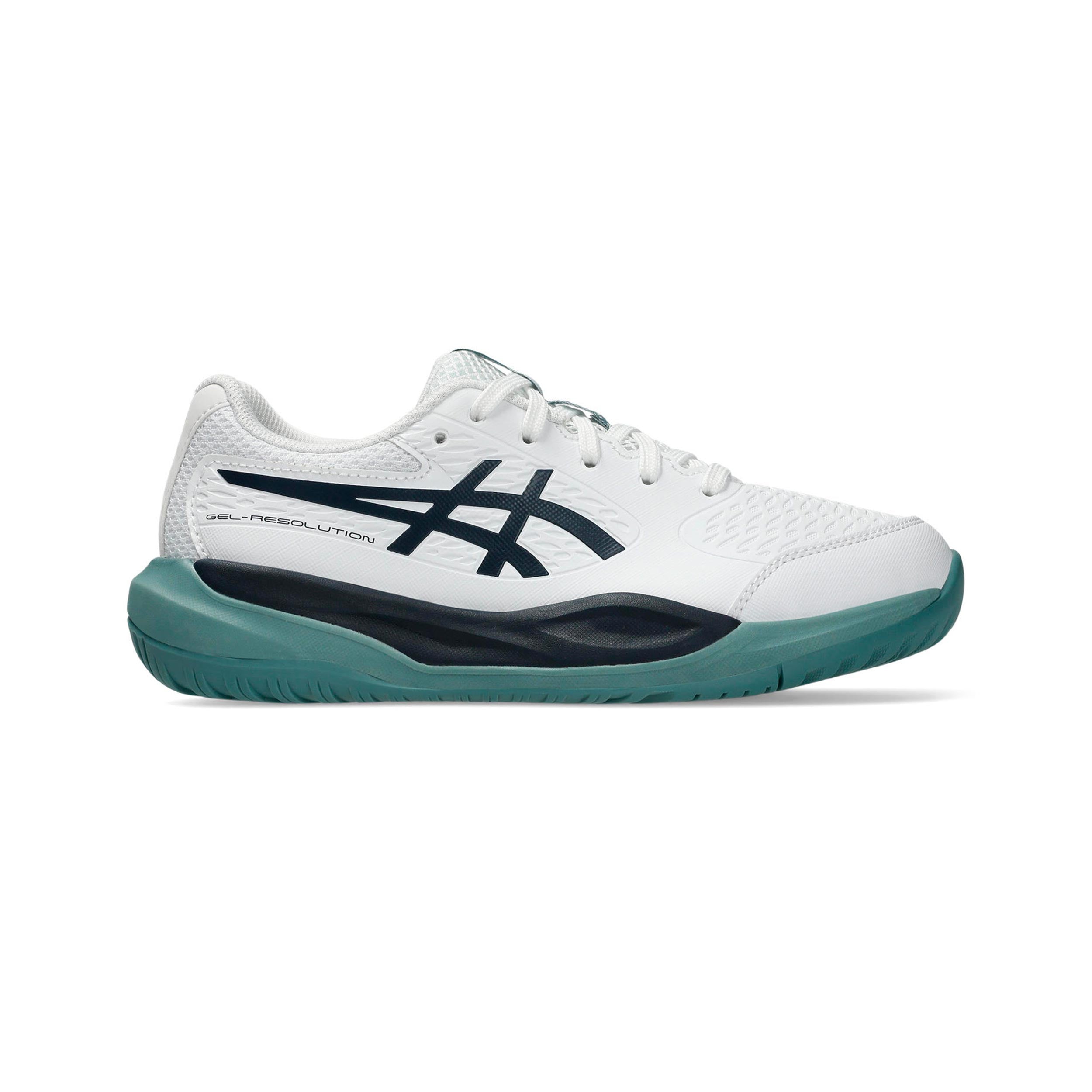 ASICS Gel-Resolution X GS Obuv na všechny povrchy Děti - bílá, petrolejová