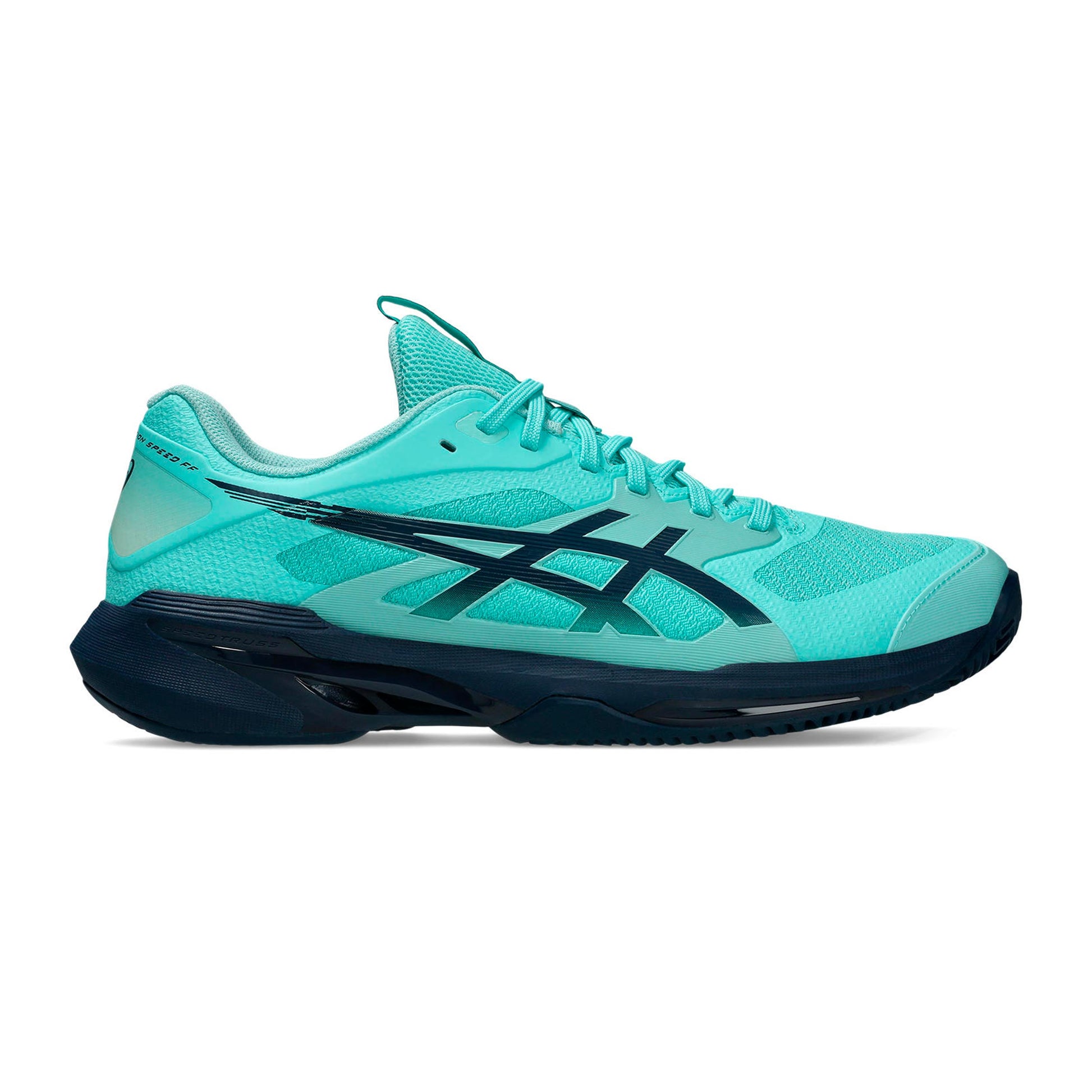ASICS Solution Speed FF 4 Obuv na antuku Muži - mátová, tmavě modrá