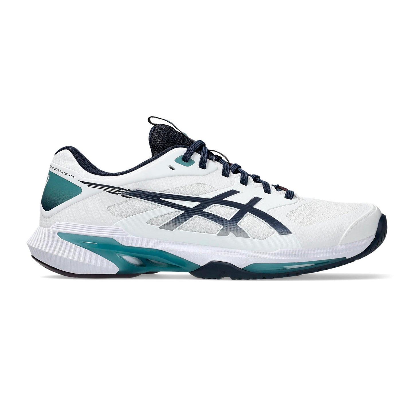 ASICS Solution Speed FF 4 Obuv na všechny povrchy Muži - bílá, noční modrá