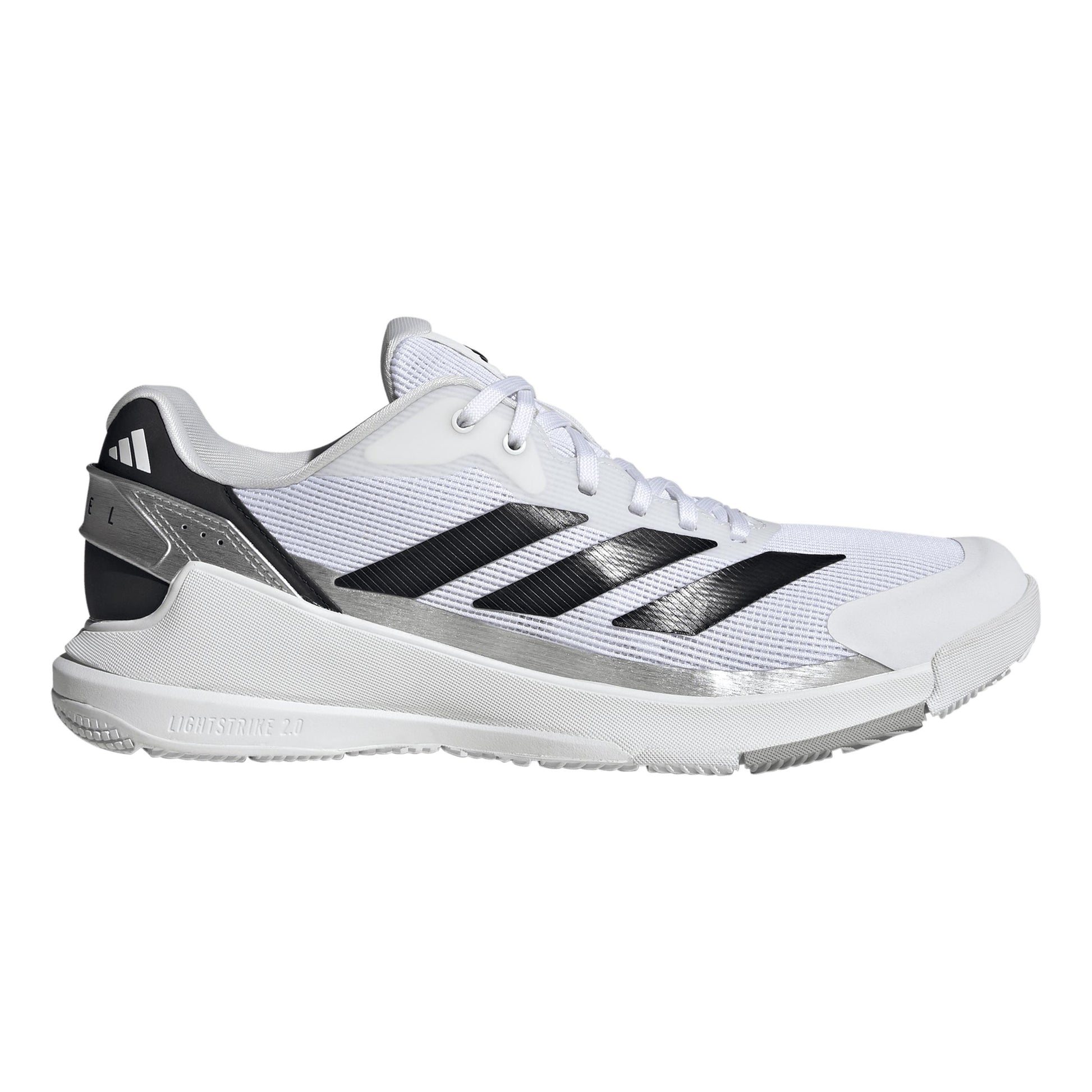 adidas Crazyquick LS Obuv na padel Muži - bílá, světle šedá