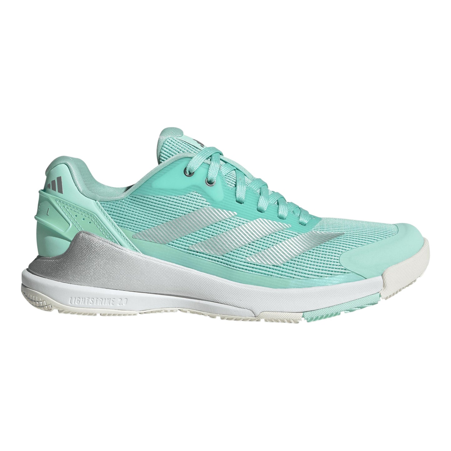 adidas Crazyquick LS Obuv na padel Dámy - mátová, stříbrná