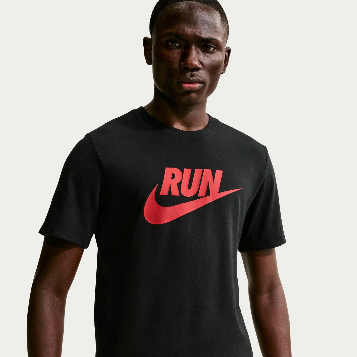 Nike Run Swoosh Běžecké tričko Muži - černá, červená