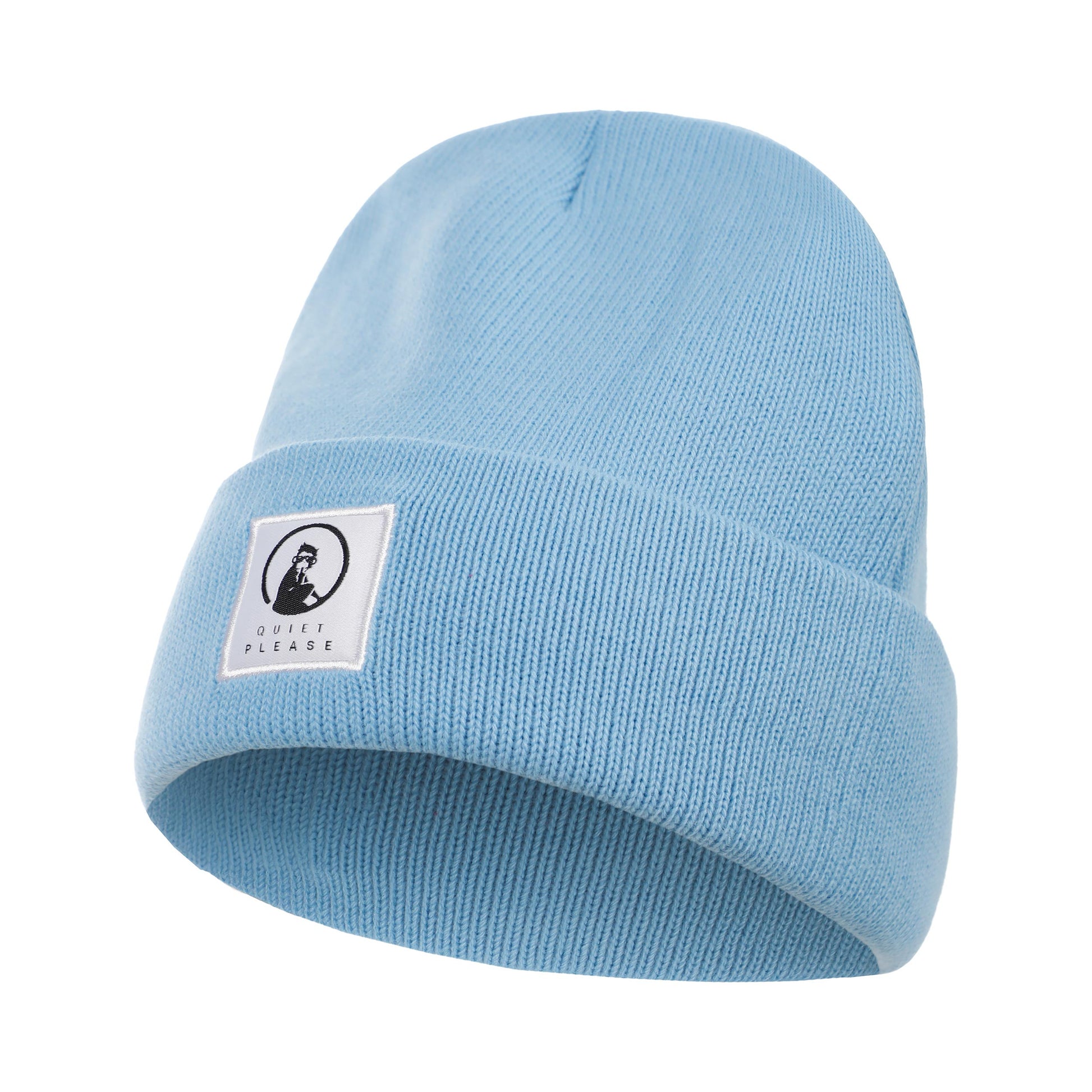 Quiet Please Get Warm Čepice Unisex-světle modrá