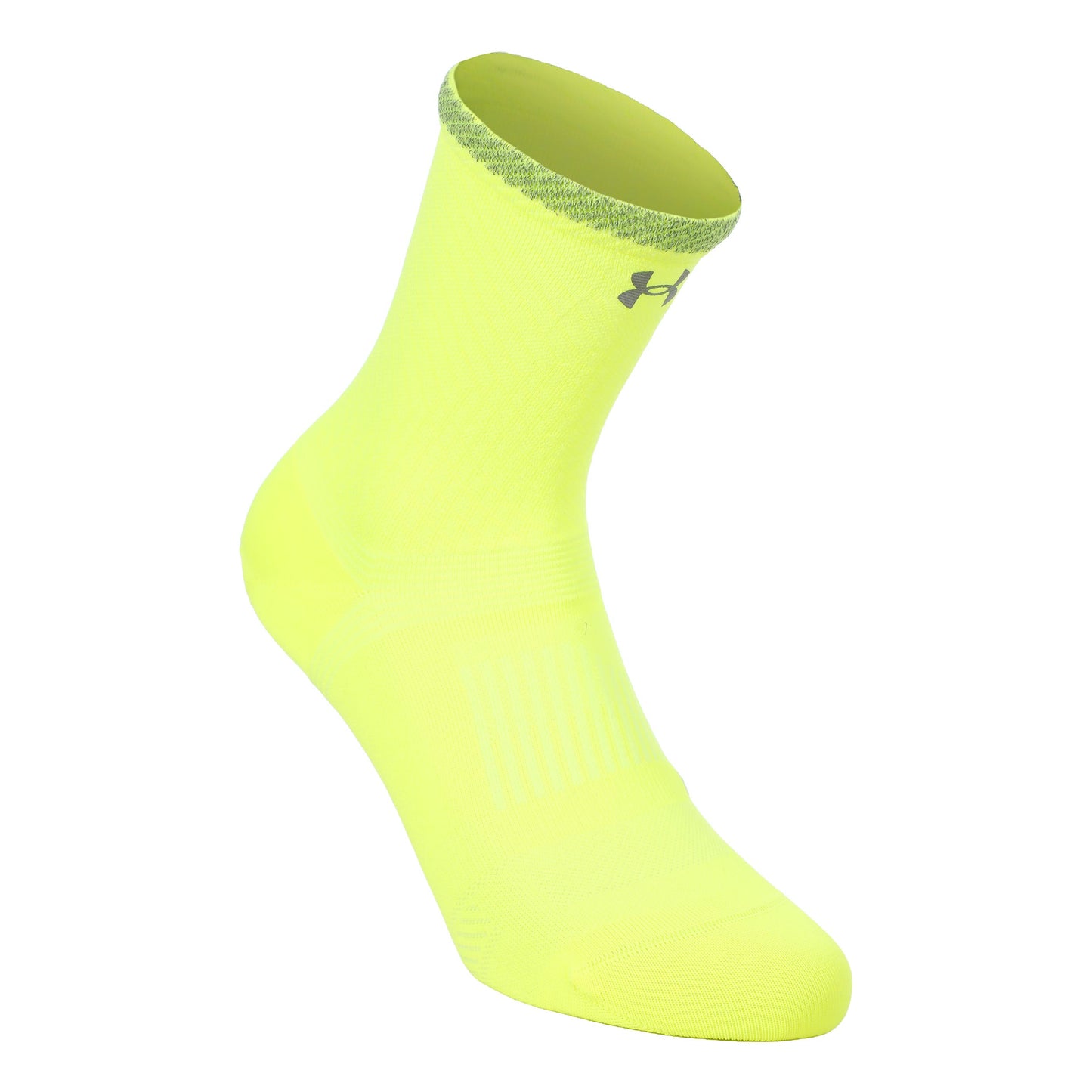 Under Armour Velociti Lite Crew  Running ponožky Unisex-neonově žlutá, neonově žlutá
