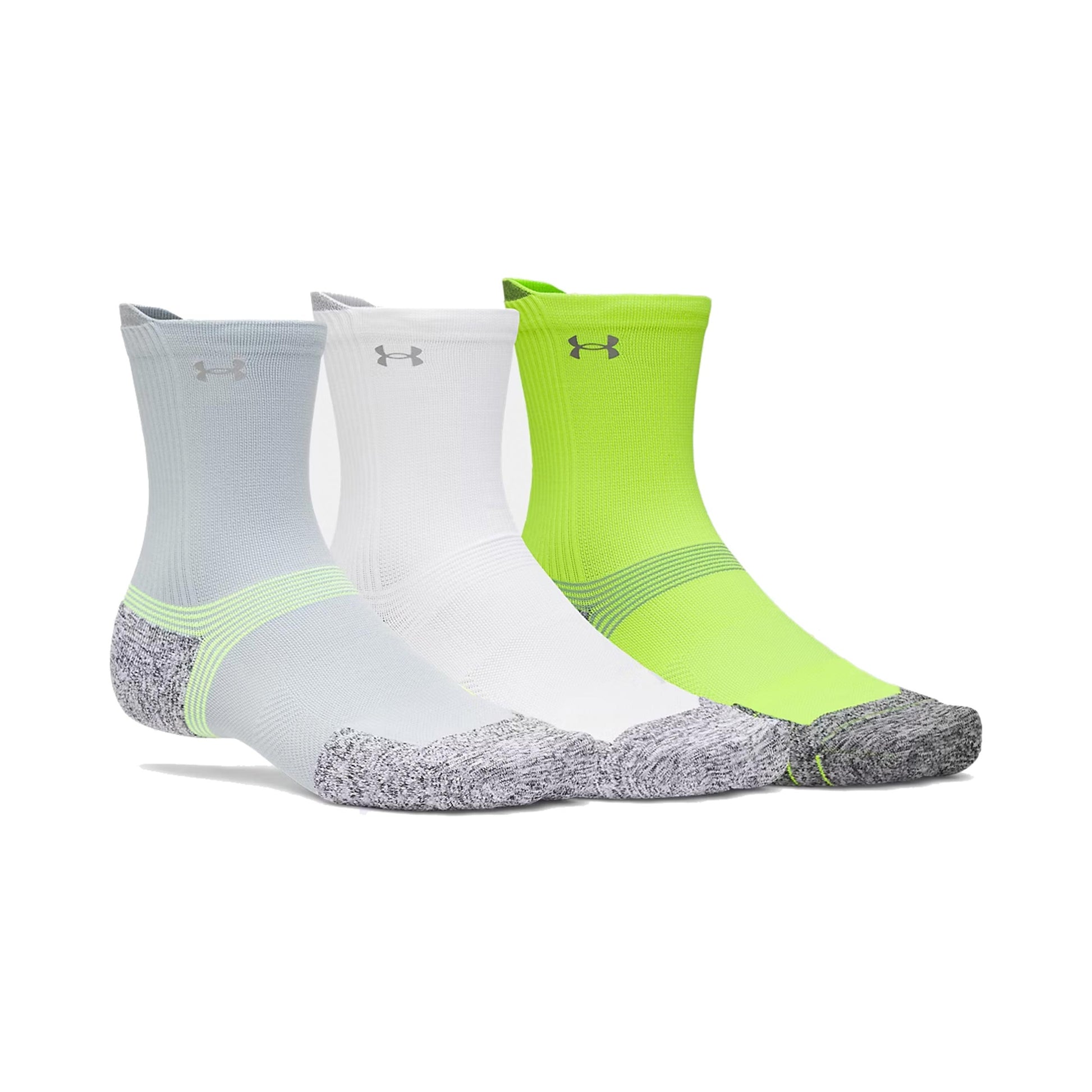 Under Armour Velociti Run Cush Crew 3pack Running ponožky Unisex - vícebarevné