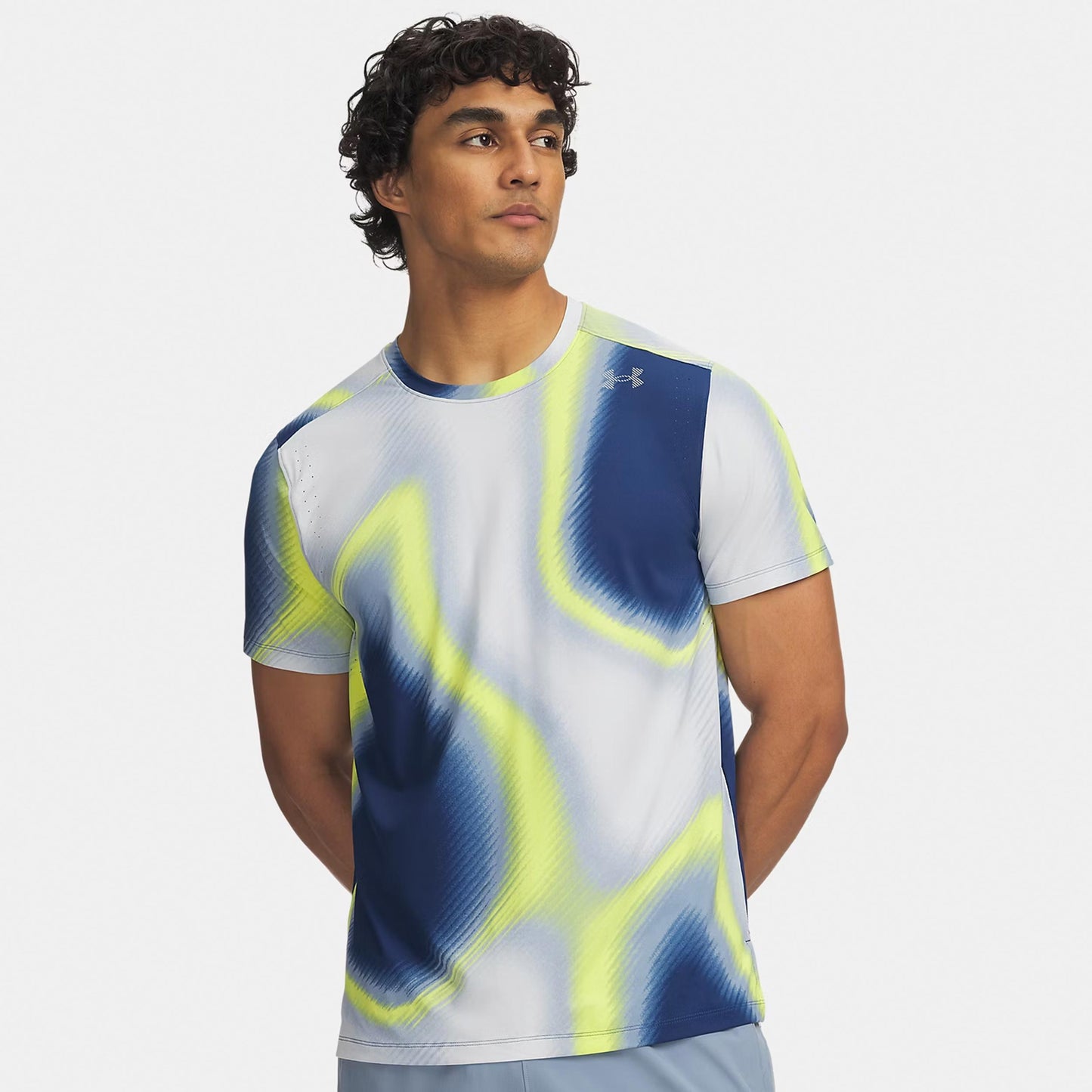 Under Armour Velociti Pro Print  Běžecké tričko Muži - modrá, vícebarevné