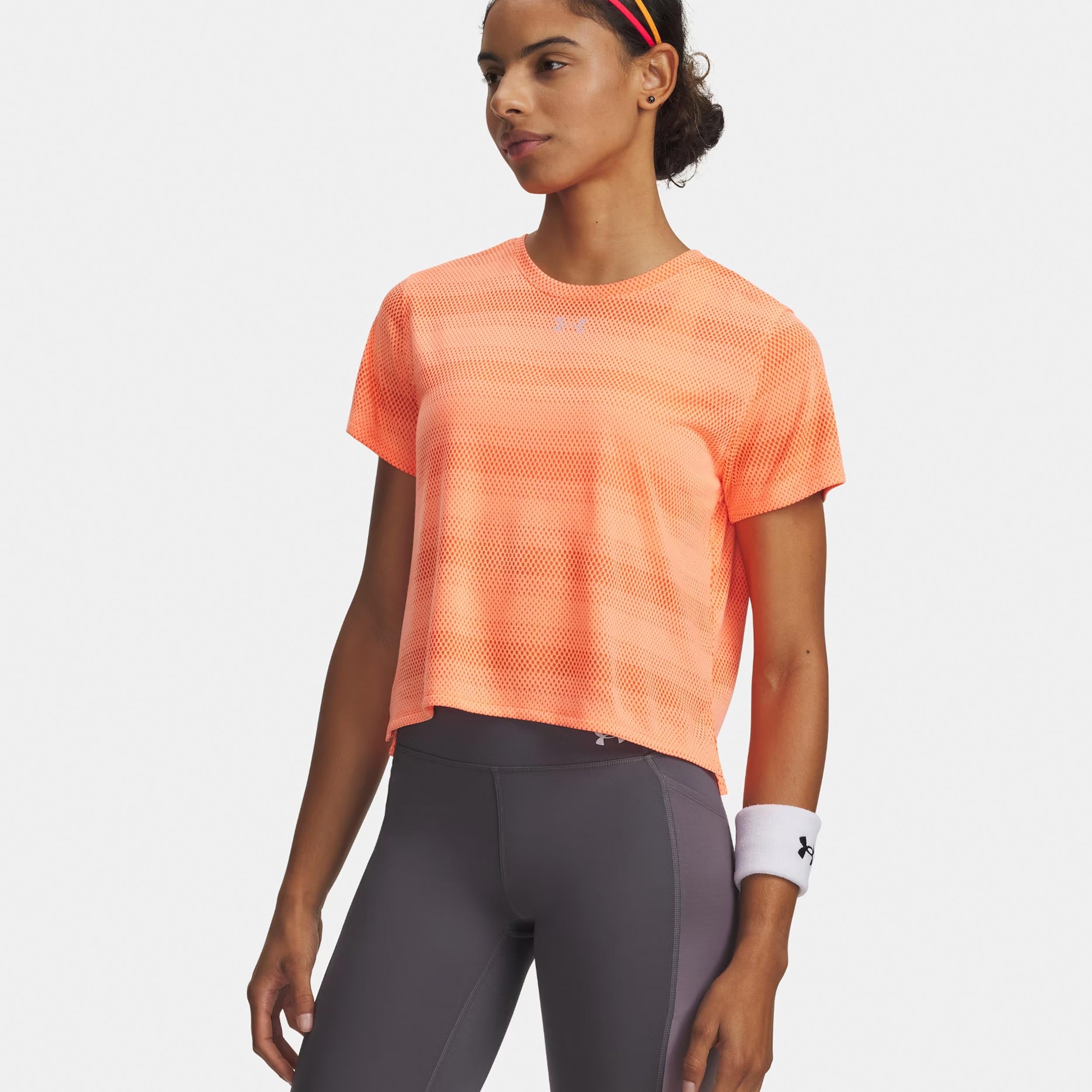 Under Armour Velociti  Běžecké tričko Dámy - oranžová, stříbrná