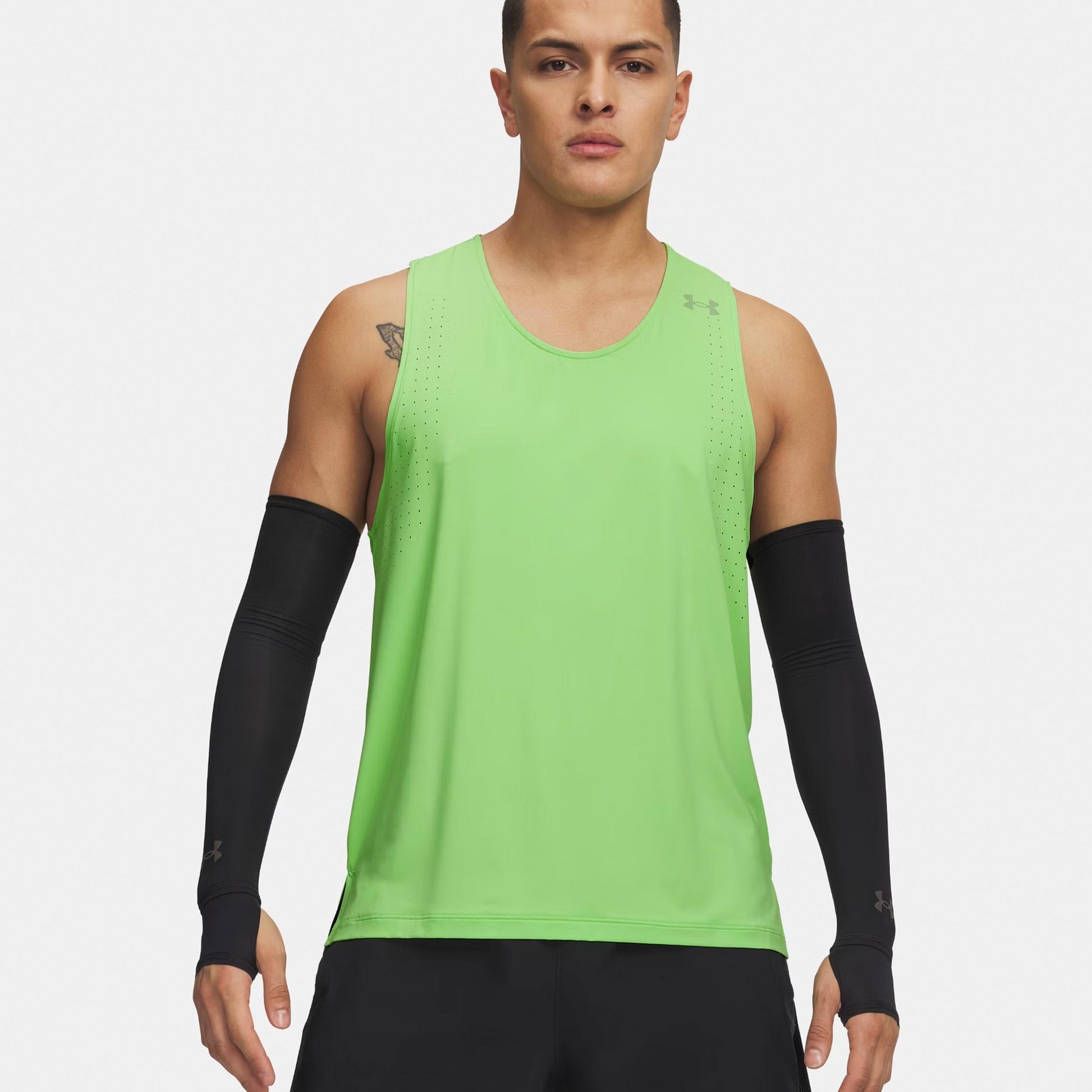 Under Armour Velociti Pro  Běžecké tričko Muži - neonově zelená, stříbrná