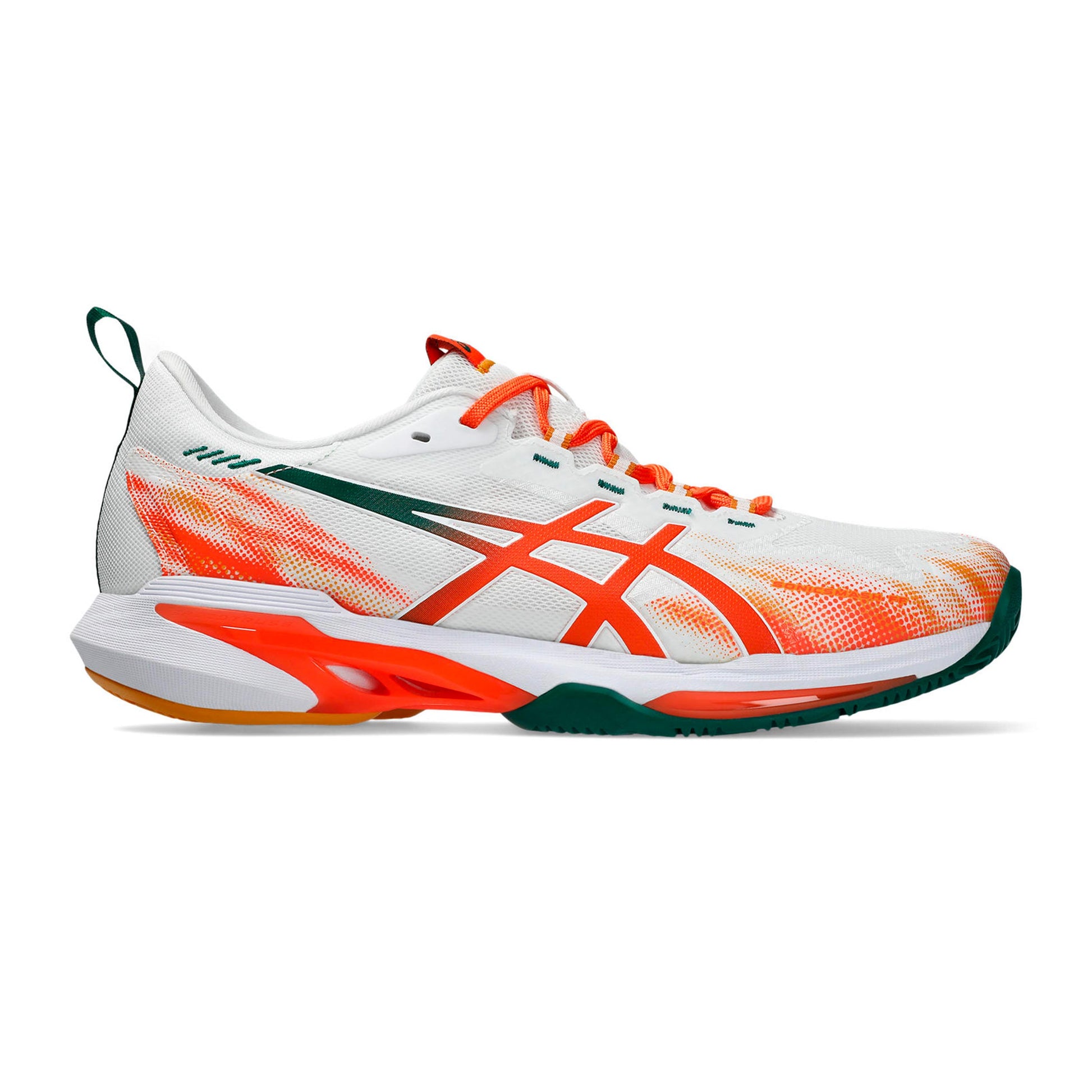ASICS Sonicsmash FF Obuv na padel Muži - bílá, neonově oranžová