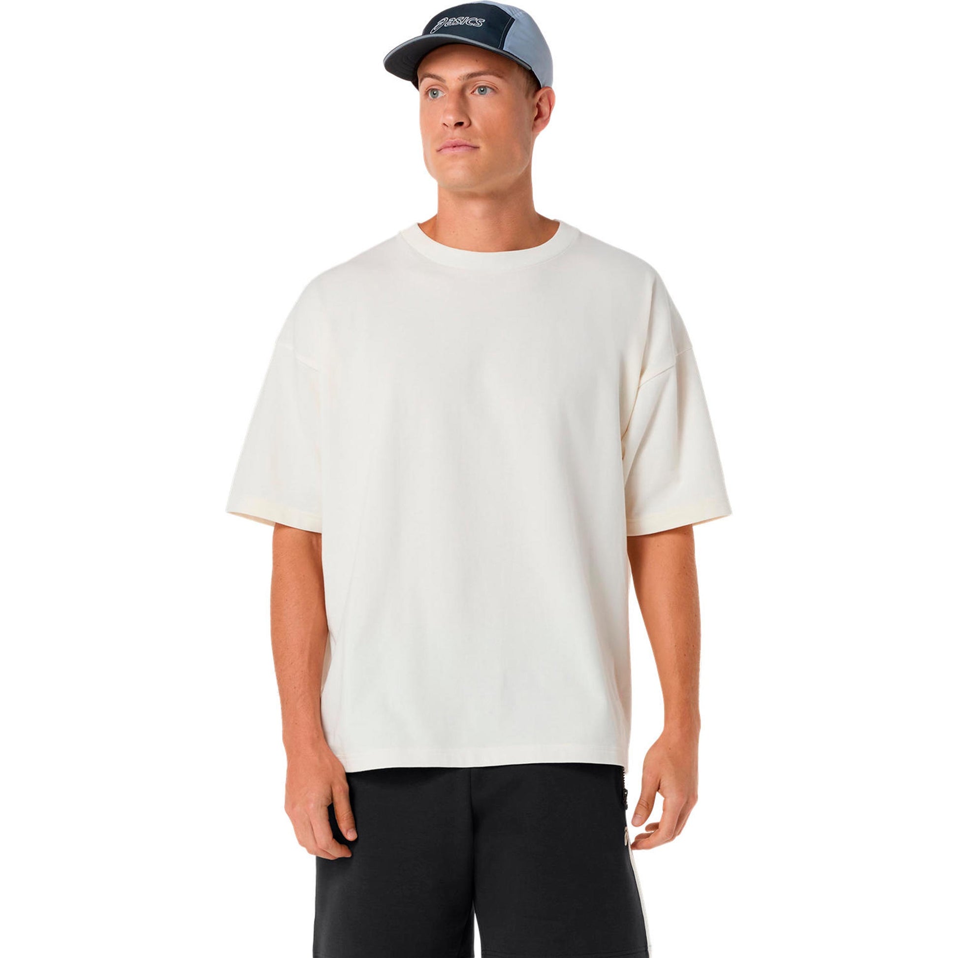 ASICS Track Club Heritage Relaxed Běžecké tričko Unisex-béžová