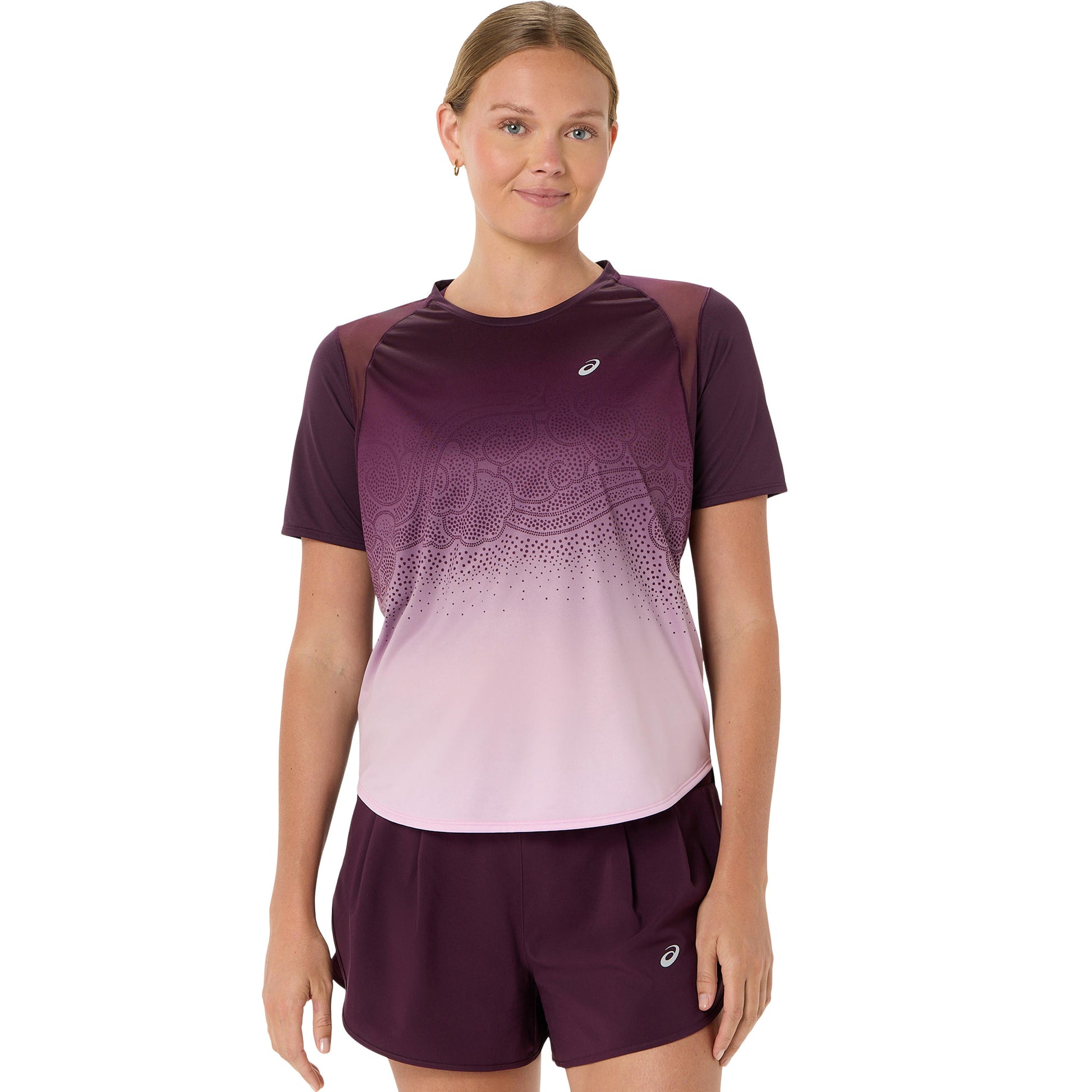 ASICS Road Ibuki  Běžecké tričko Dámy - červené víno, šeříková