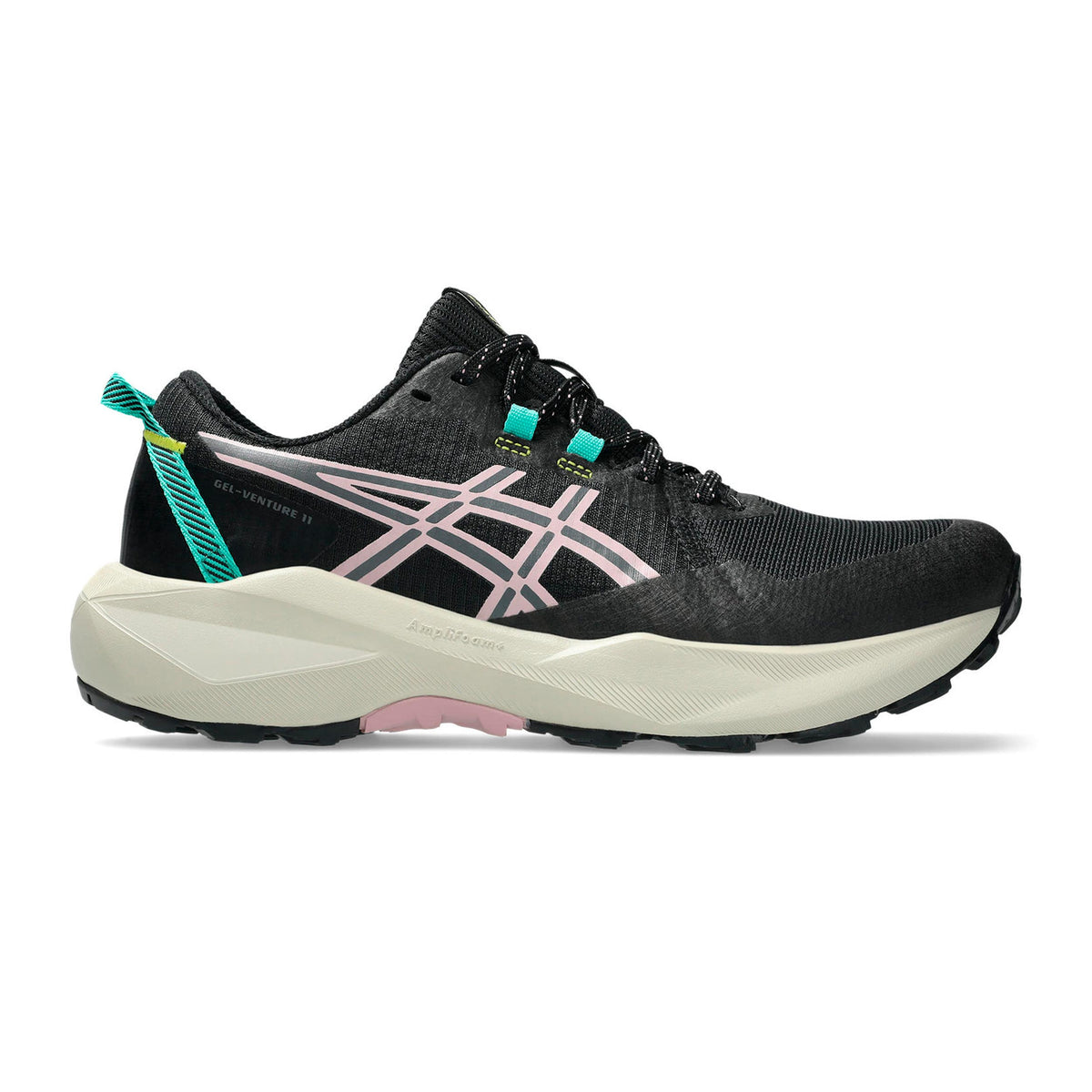 ASICS Gel-Venture 11 Obuv pro měkčí povrch,žádný asfalt Dámy - černá, růžová