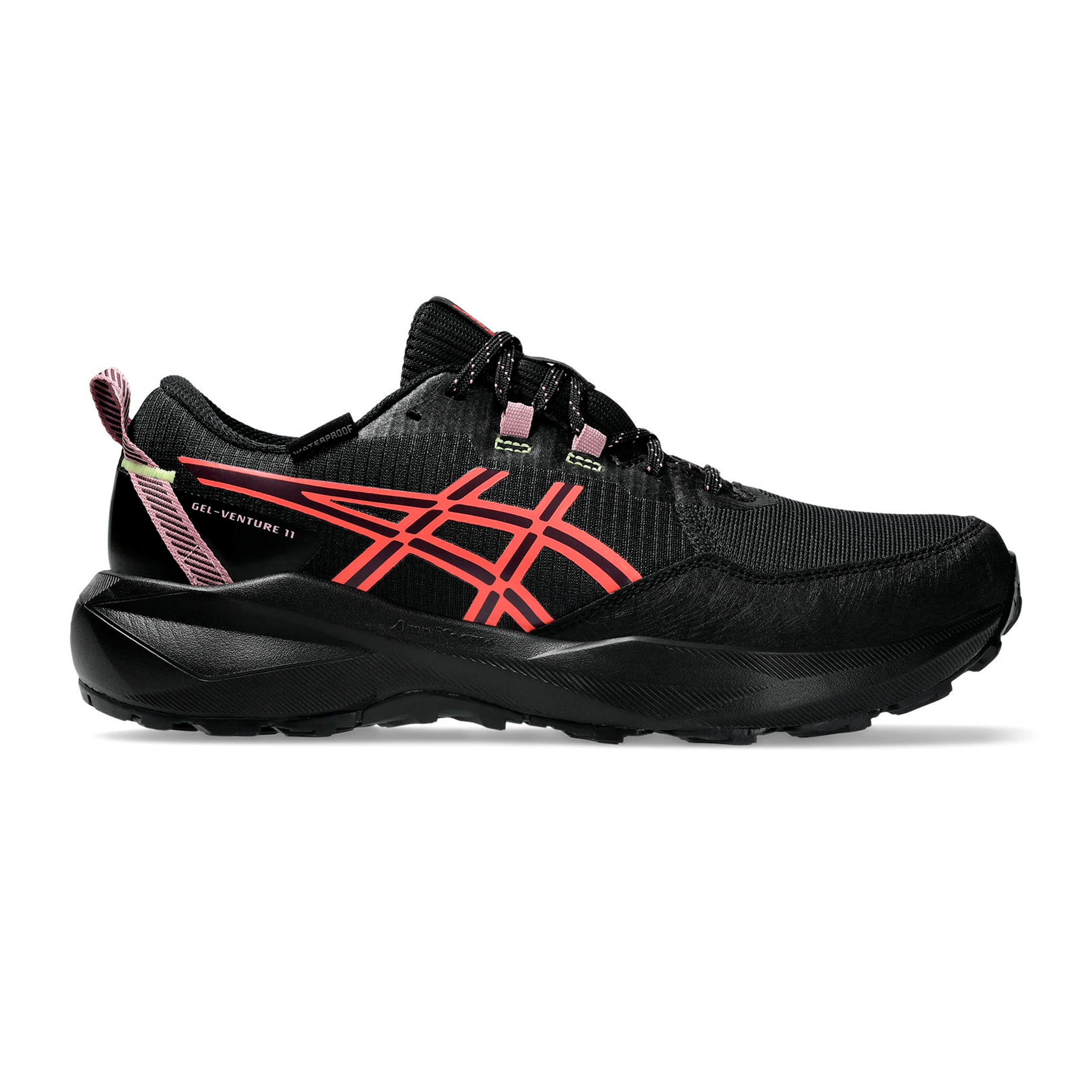 ASICS GEL-VENTURE 11 WATERPROOF Obuv pro měkčí povrch,žádný asfalt Dámy - černá, korálová