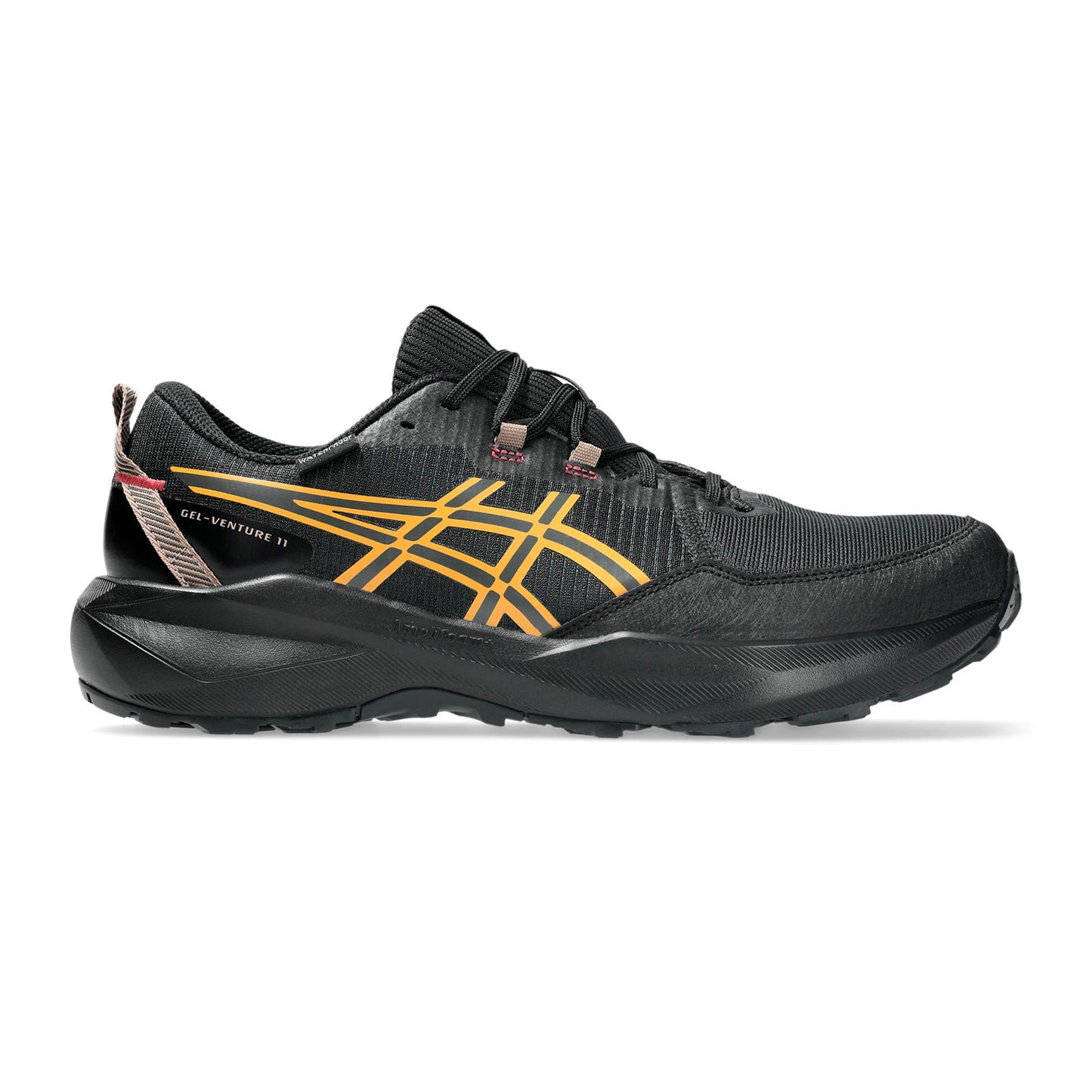 ASICS GEL-VENTURE 11 WATERPROOF Obuv pro měkčí povrch,žádný asfalt Muži - černá, oranžová