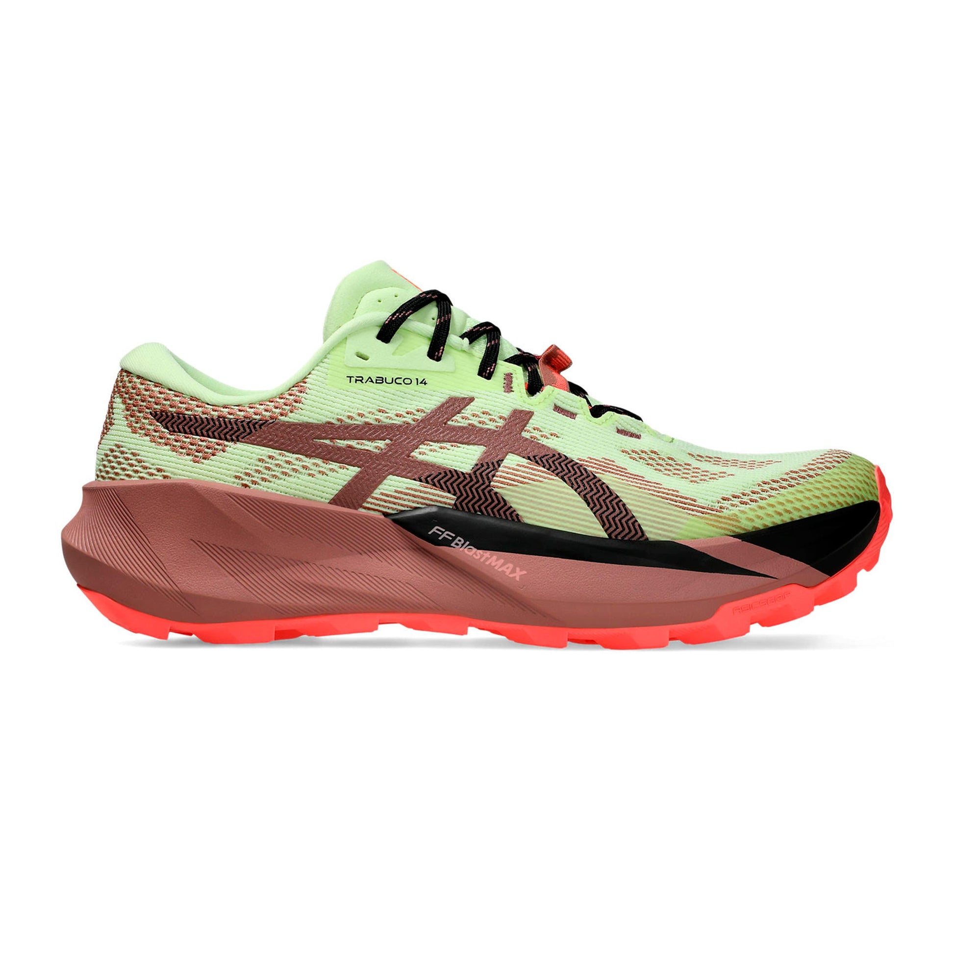 ASICS TRABUCO 14 Obuv pro měkčí povrch,žádný asfalt Muži - neonově žlutá, fialová