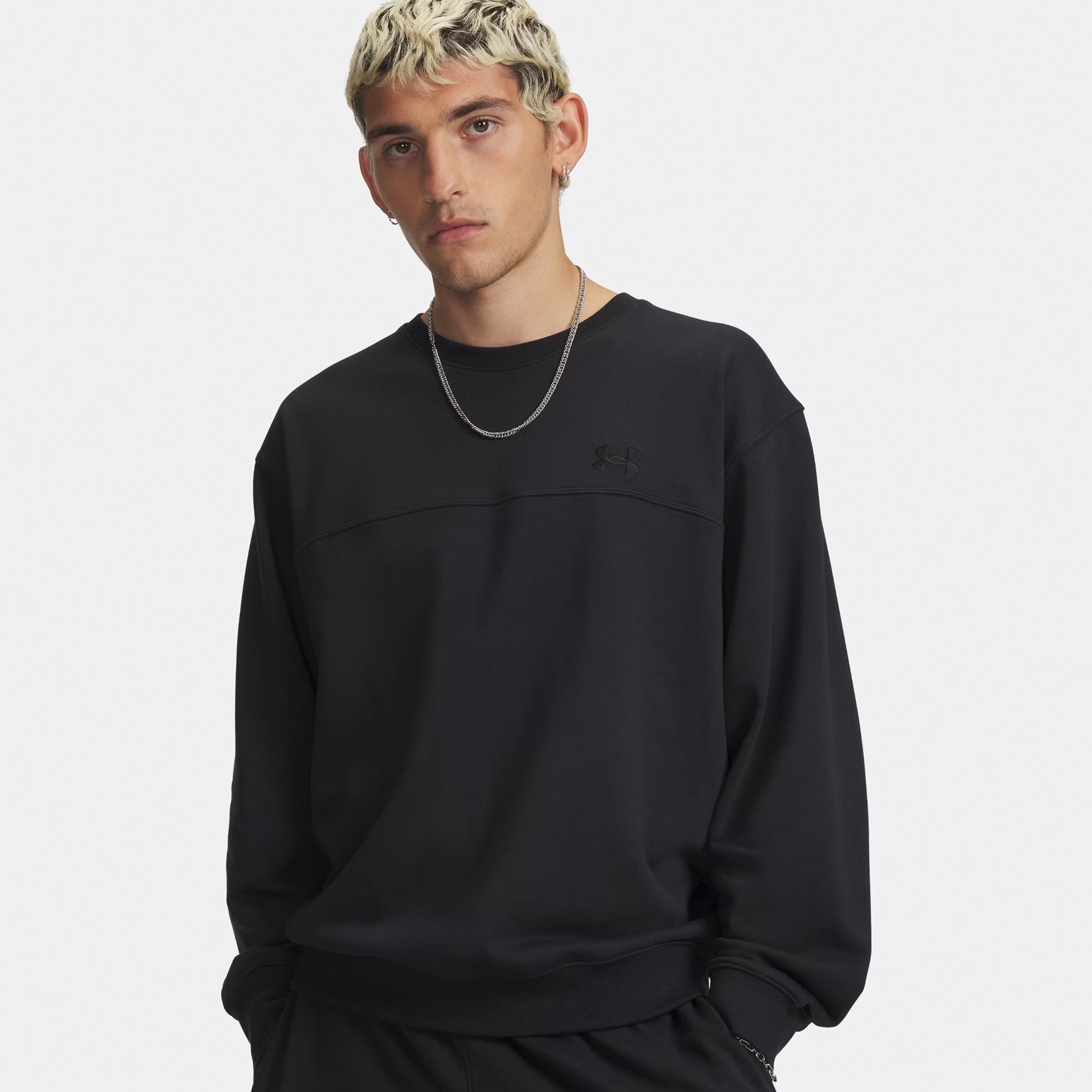 Under Armour Rival Crew Mikina Muži - černá, černá