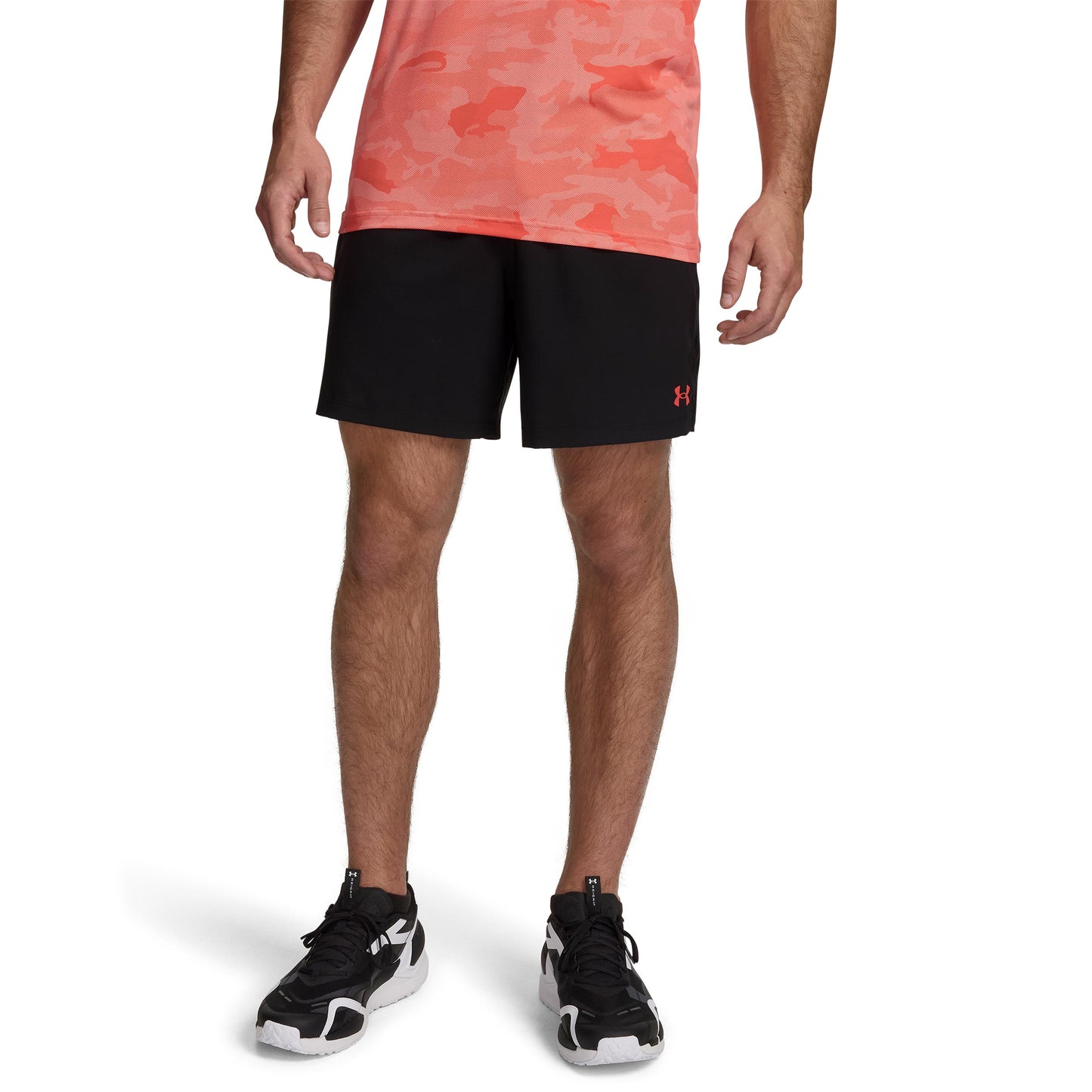 Under Armour Vanish Woven 2.0 6in Šortky Muži-černá, červená