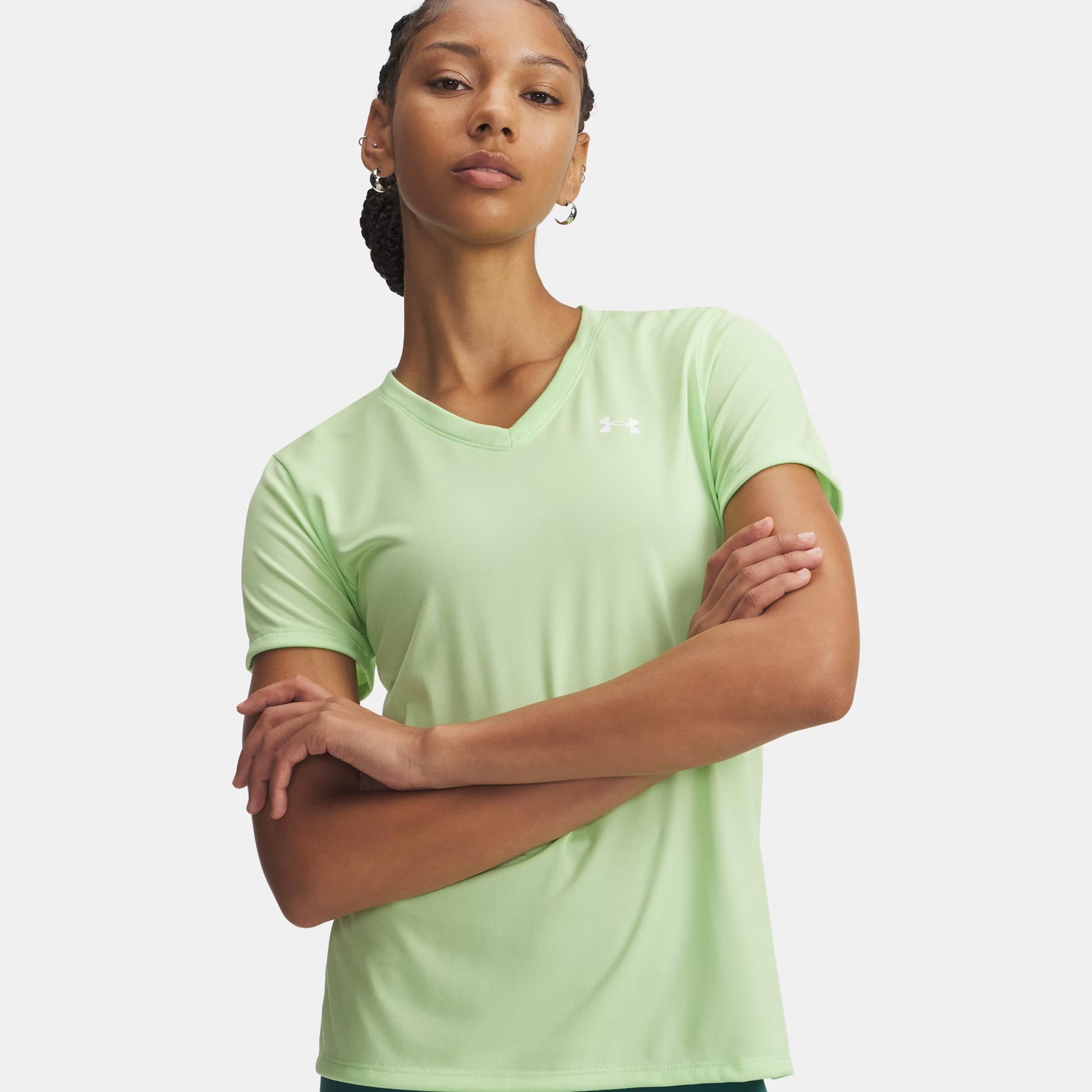 Under Armour Tech Solid Tričko Dámy-zelená