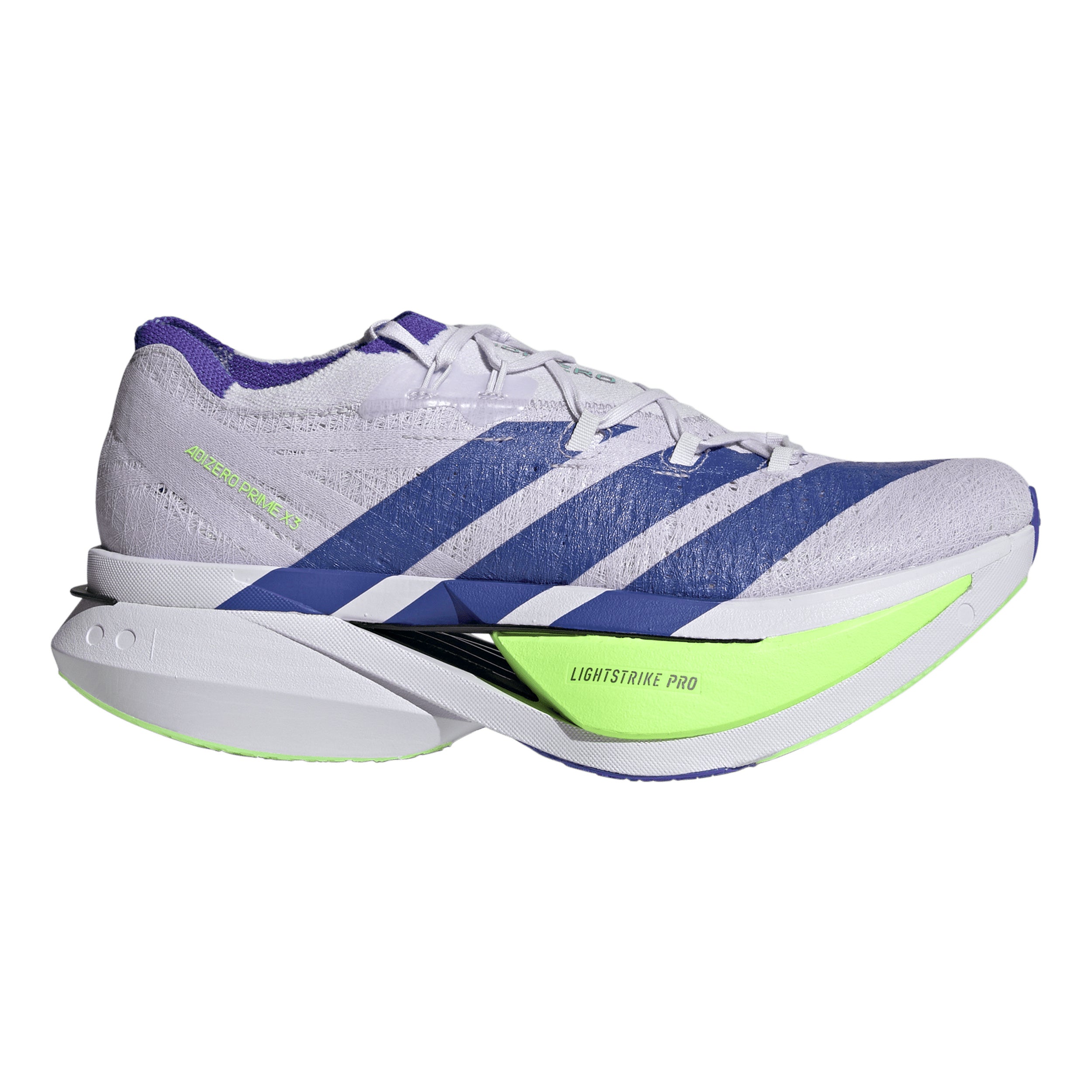 adidas adizero Prime X3 Strung Závodní obuv Unisex - šeříková, lila