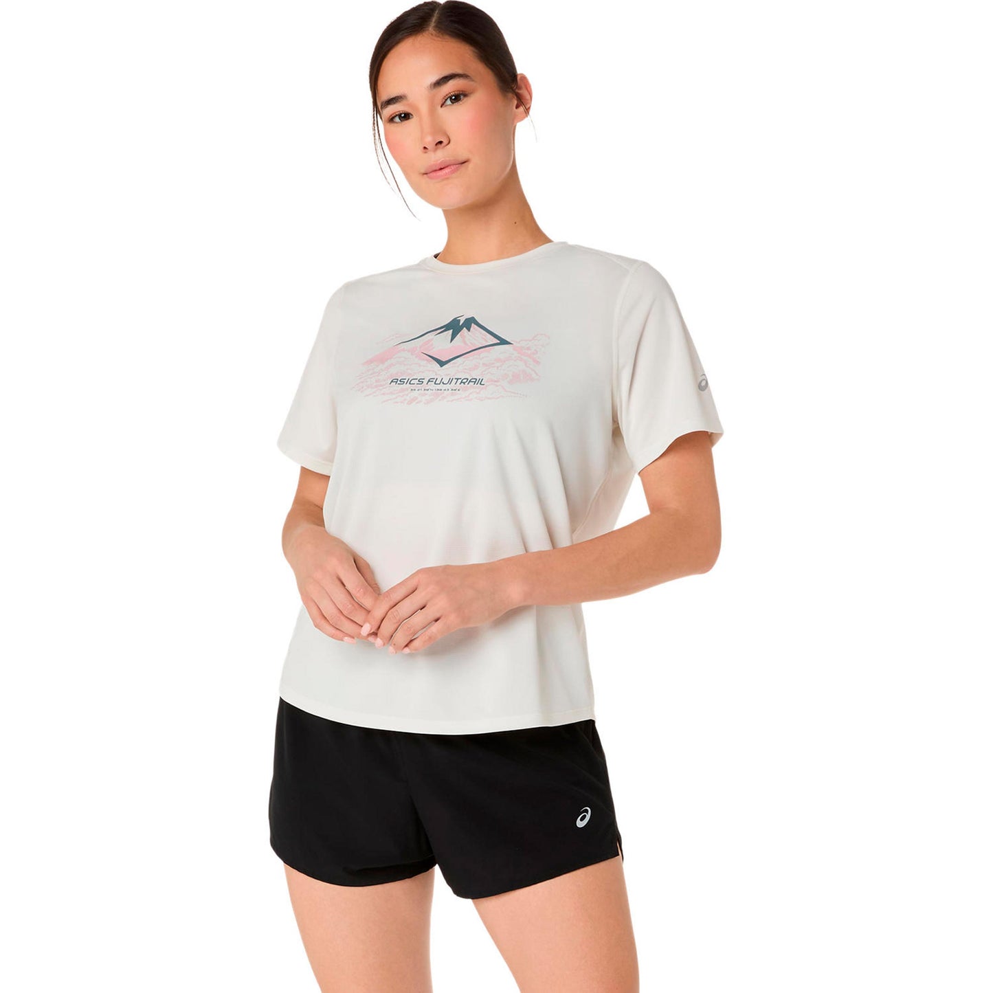 ASICS Fujitrail Logo  Běžecké tričko Dámy - béžová