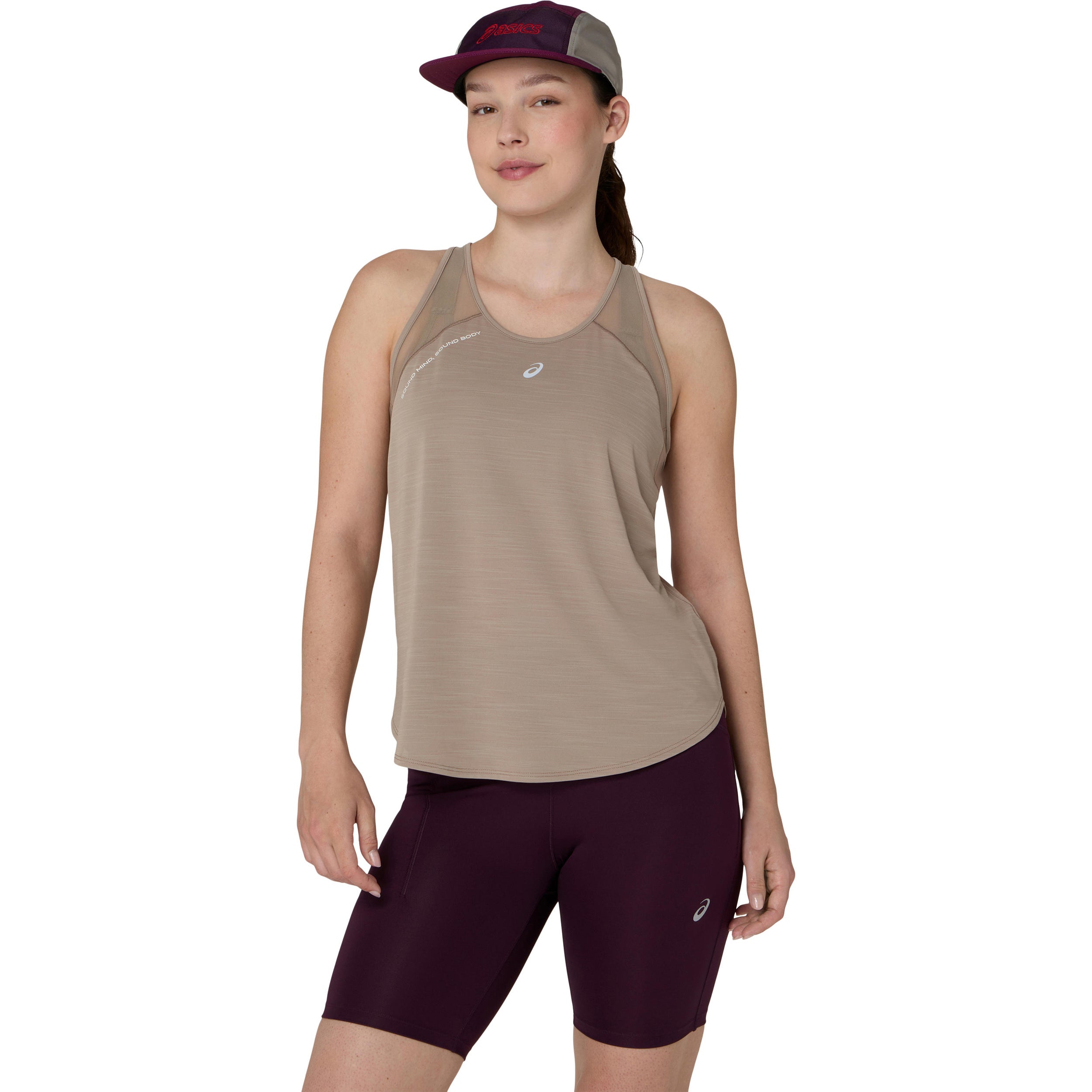 ASICS Road  Běžecké tričko Dámy - béžová, krémová