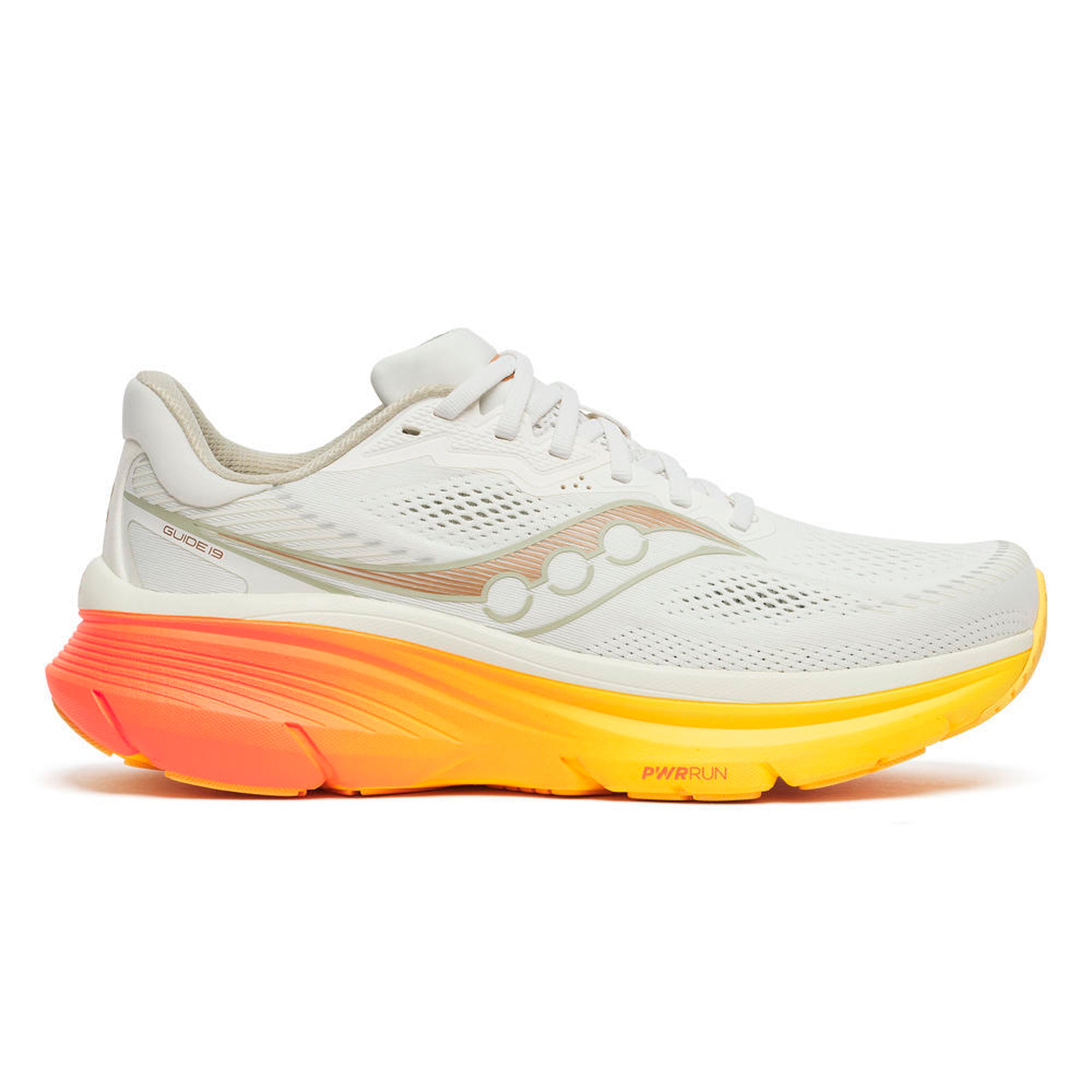 Saucony Guide 19 Stabilní obuv Muži-krémová, oranžová
