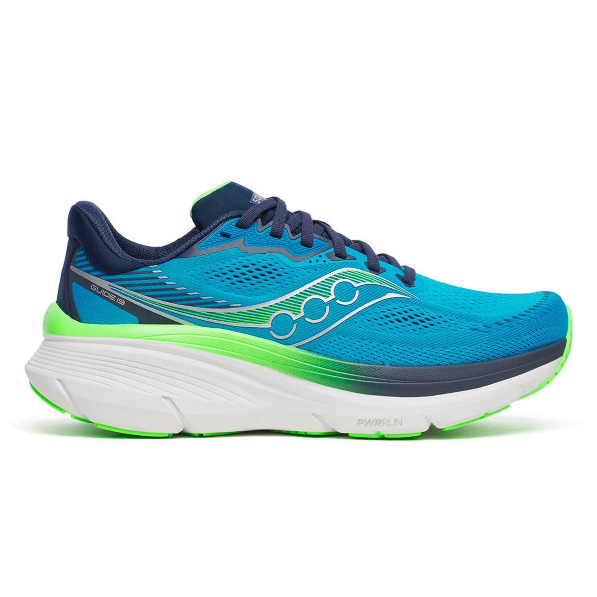 Saucony Guide 19 Stabilní obuv Muži-modrá, neonově zelená