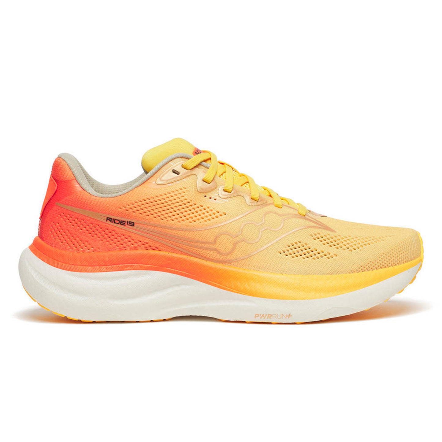 Saucony Ride 19 Neutrální obuv Muži-žlutá, oranžová