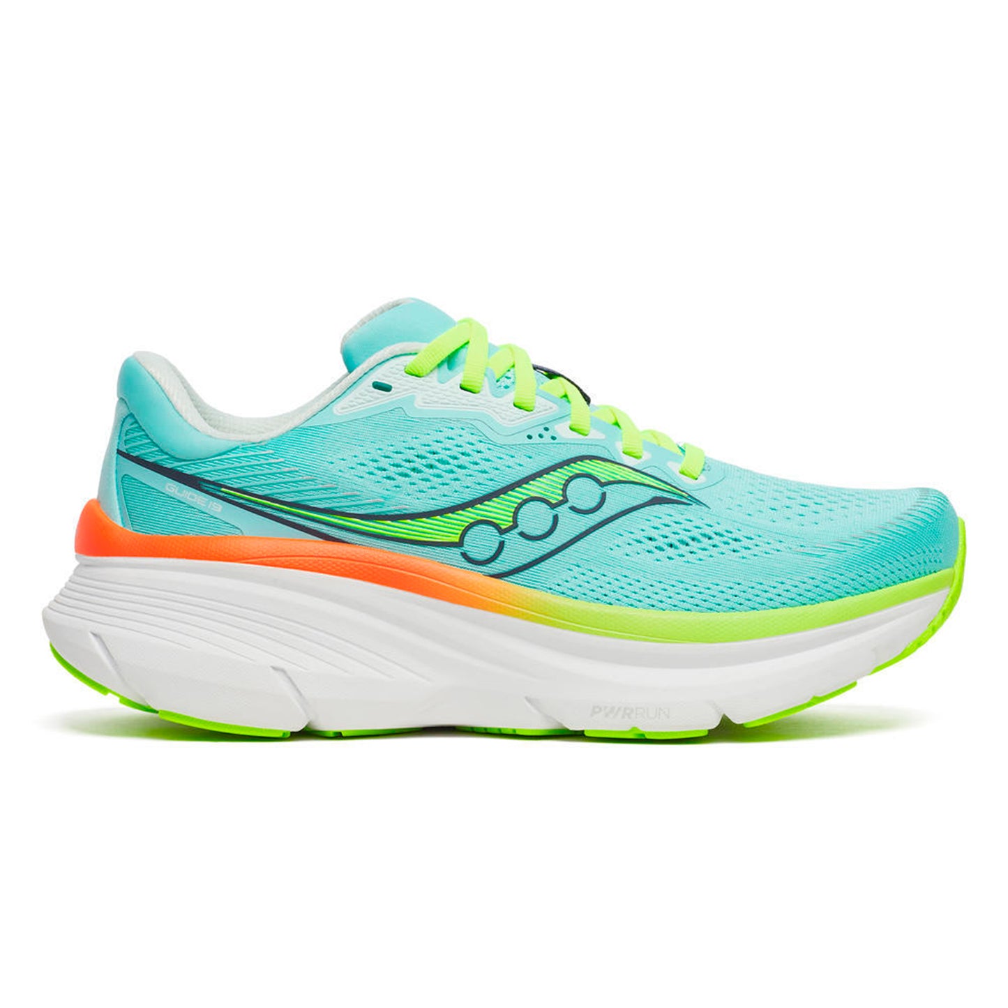 Saucony Guide 19 Stabilní obuv Dámy-tyrkysová, žlutá