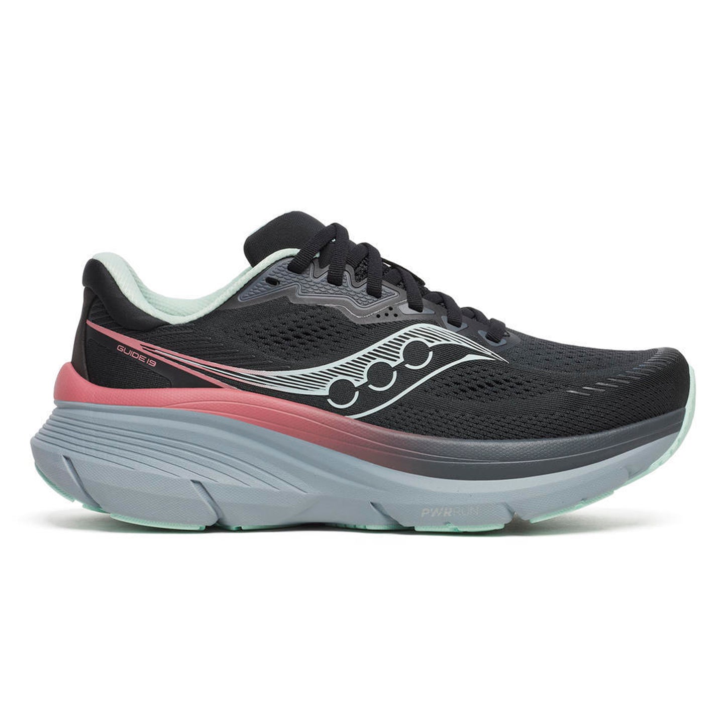 Saucony Guide 19 Stabilní obuv Dámy-černá, mint