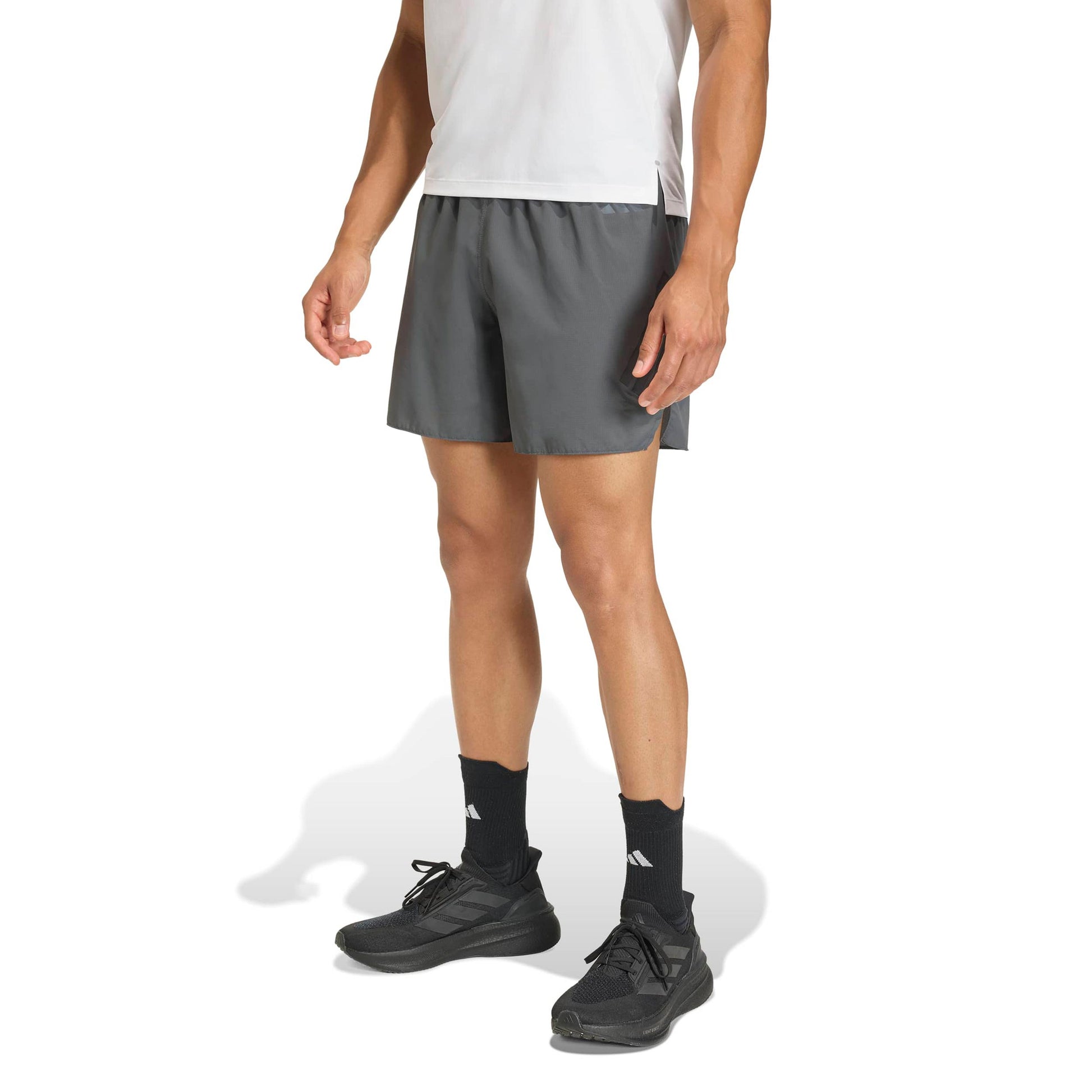 adidas adi365 5in  Běžecké šortky Muži-šedá