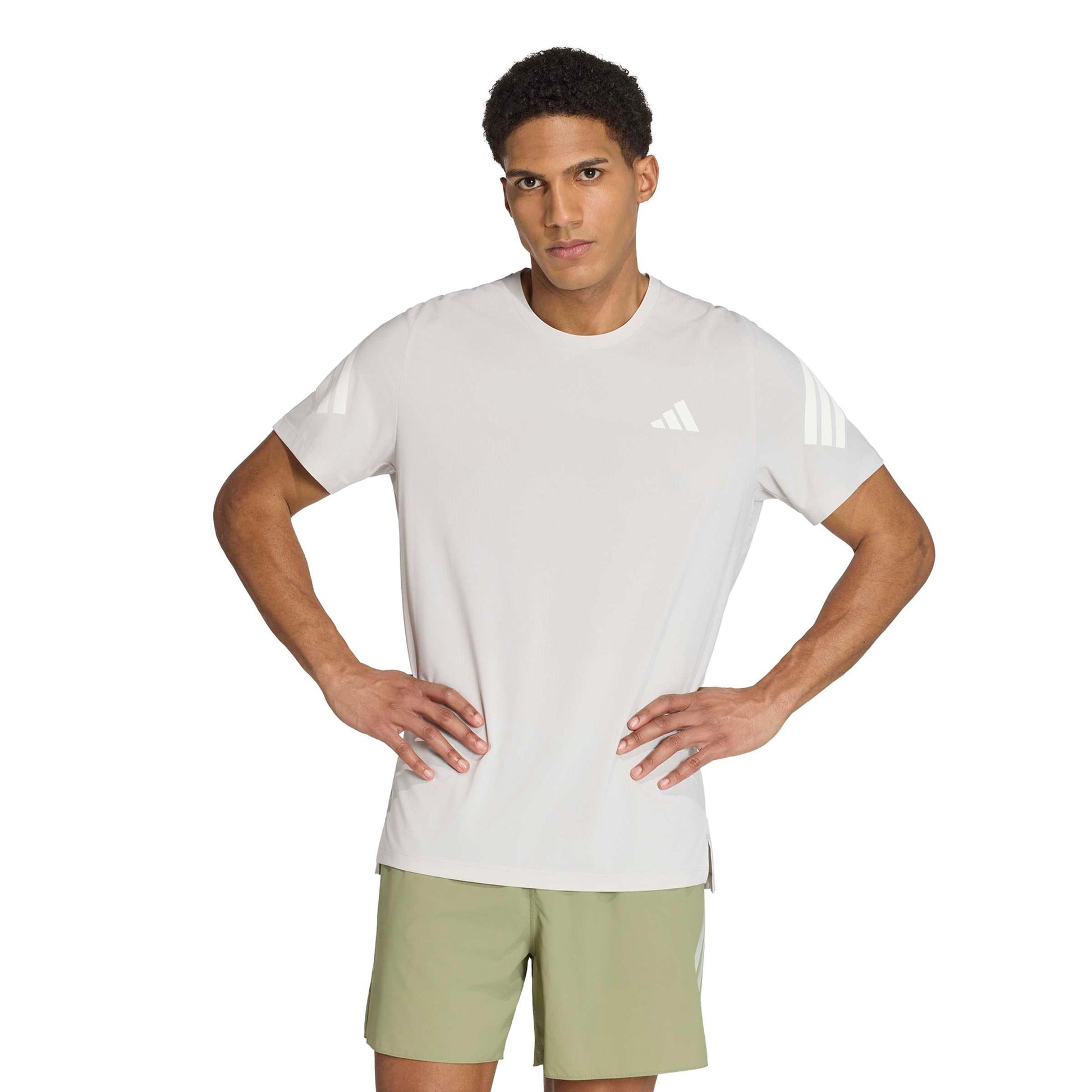 adidas adi365 Běžecké tričko Muži - šedá