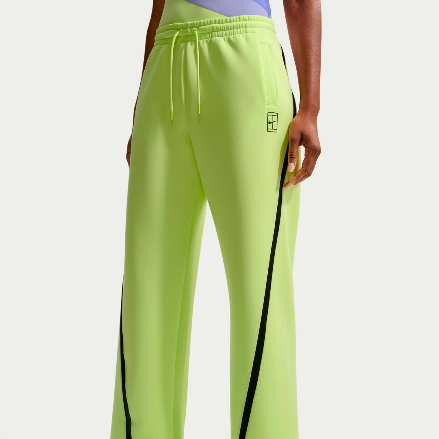 Nike Court Dri-Fit Advantage  Tréninkové kalhoty Dámy-limetková