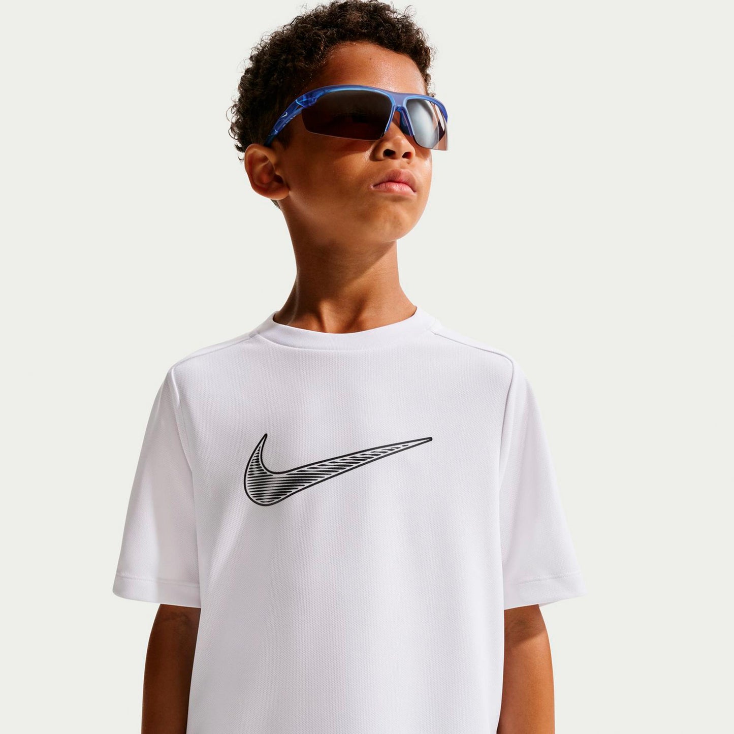 Nike Dri-Fit Multi  Tričko Chlapci-bílá