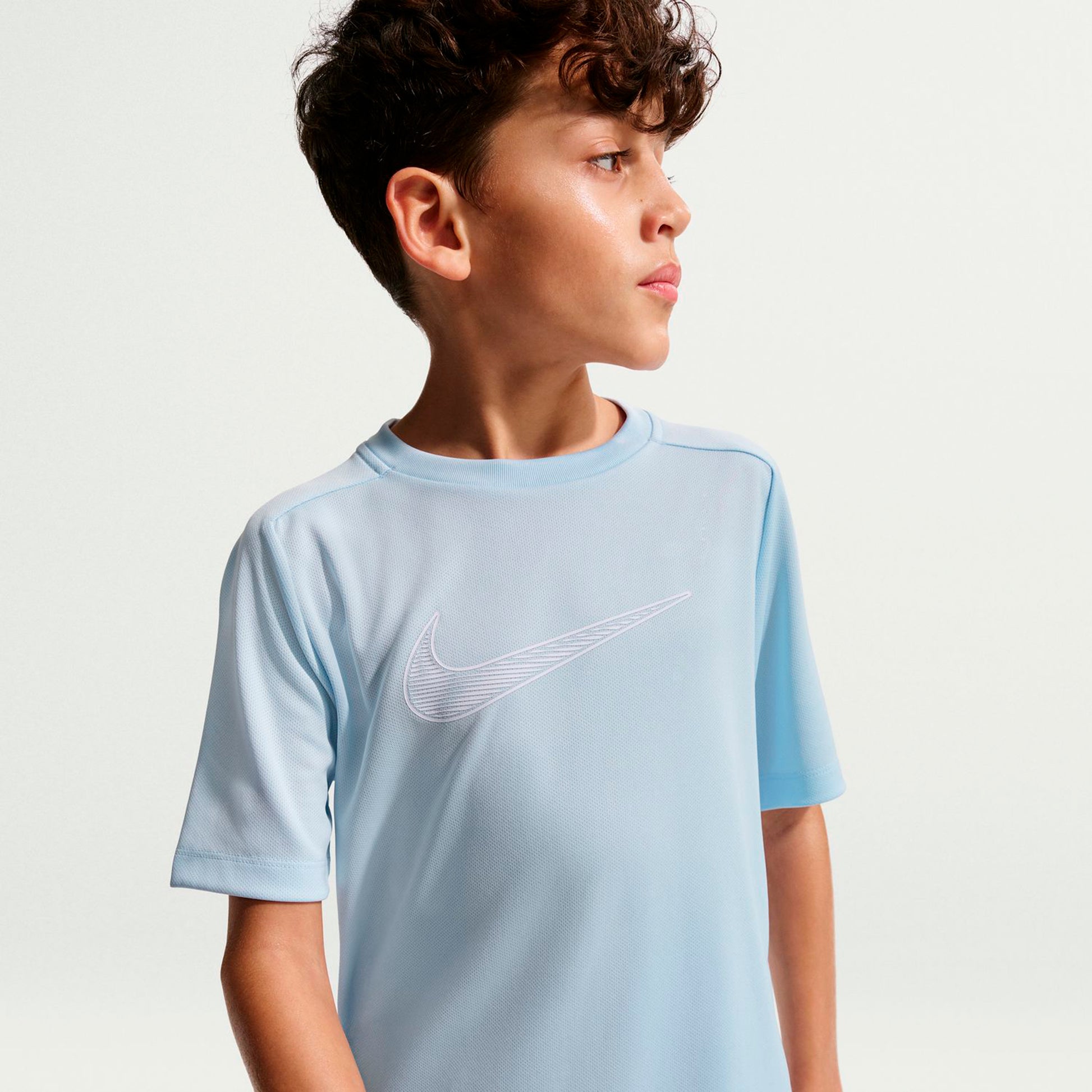 Nike Dri-Fit Multi  Tričko Chlapci - světle modrá, bílá
