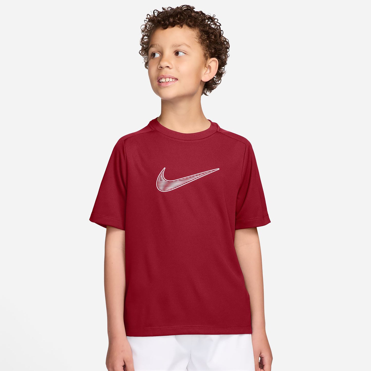 Nike Dri-Fit Multi  Tričko Děti - červená
