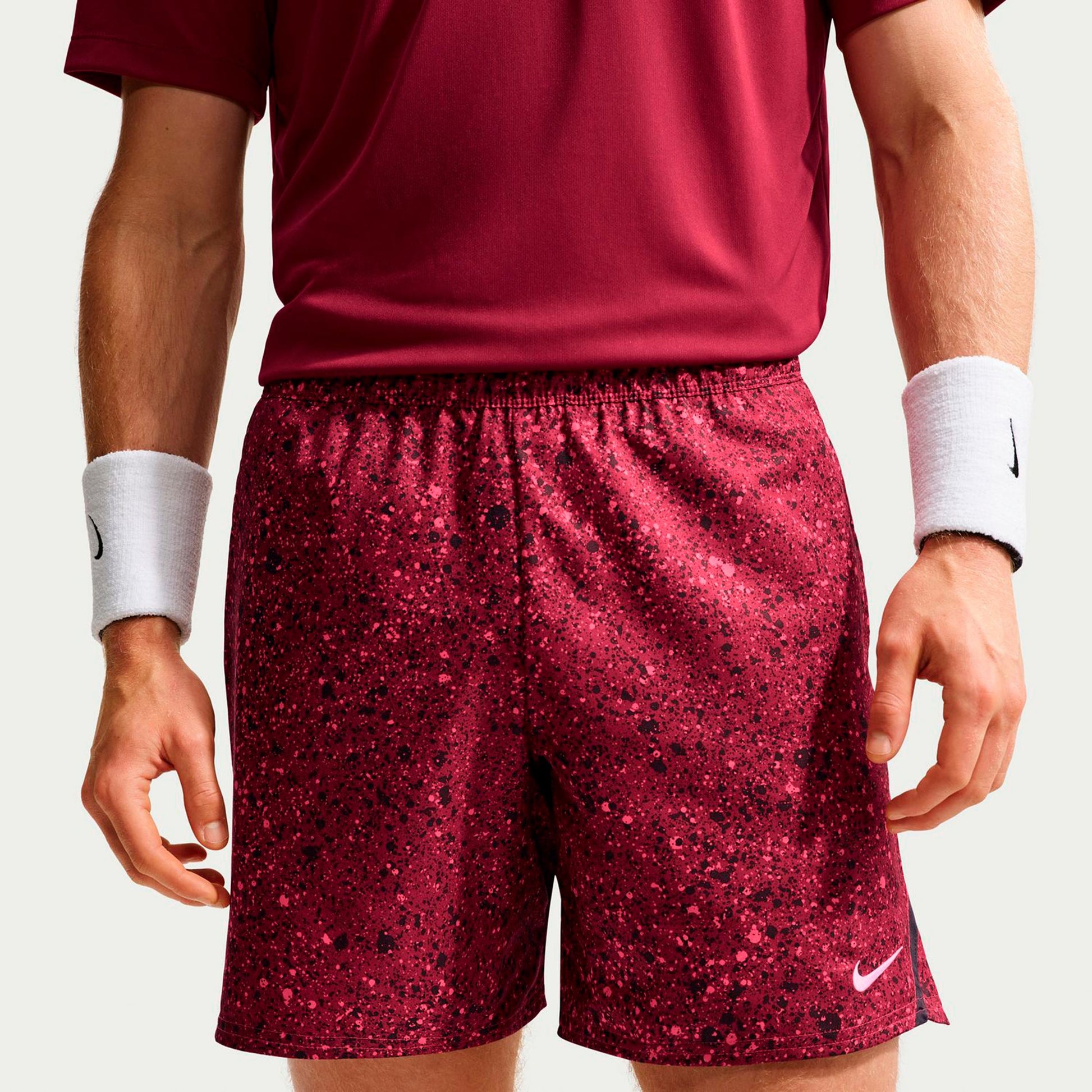 Nike Court Dri-Fit Victory 7in Šortky Muži - červené víno