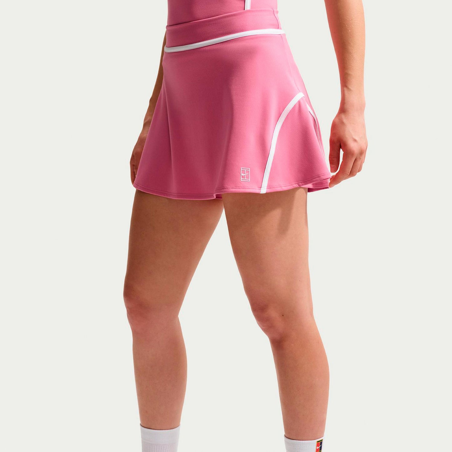 Nike Court Dri-Fit Advantage High Rise Sukně Dámy - růžová