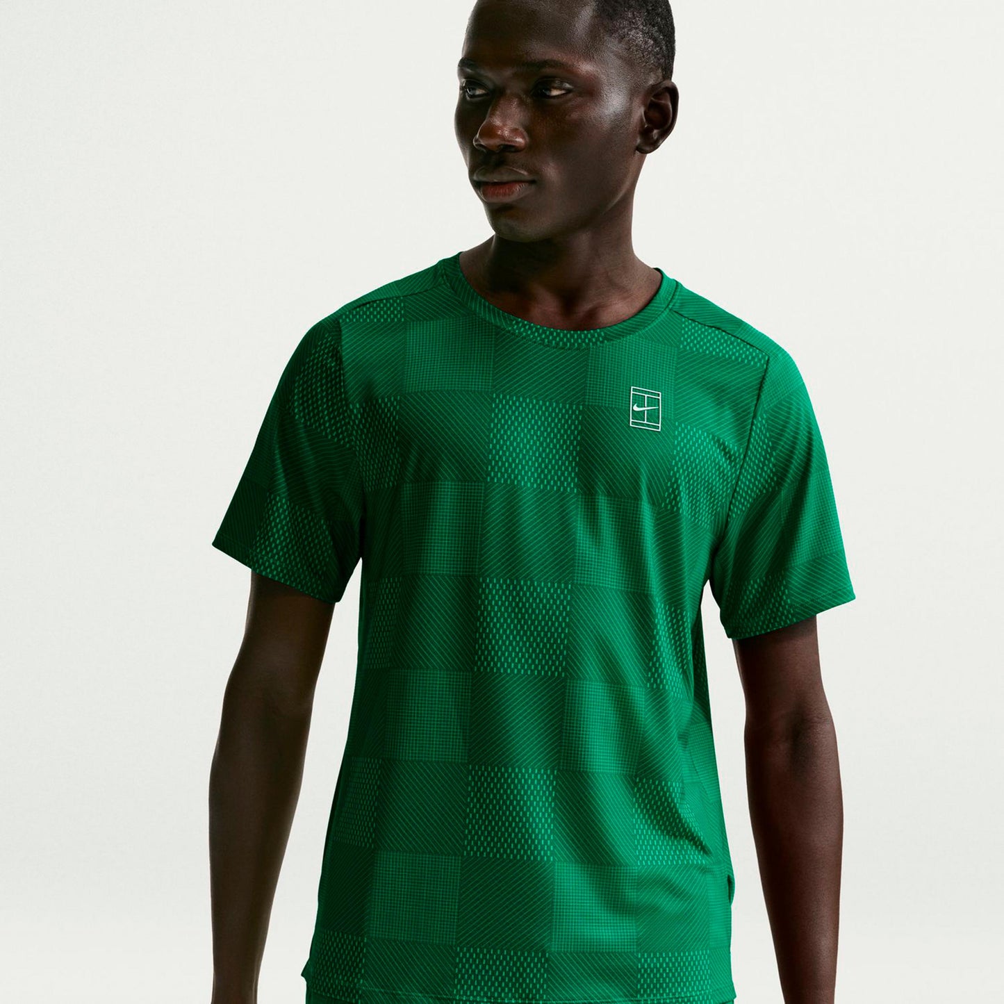 Nike Court Dri-Fit Advantage Tričko Muži-zelená
