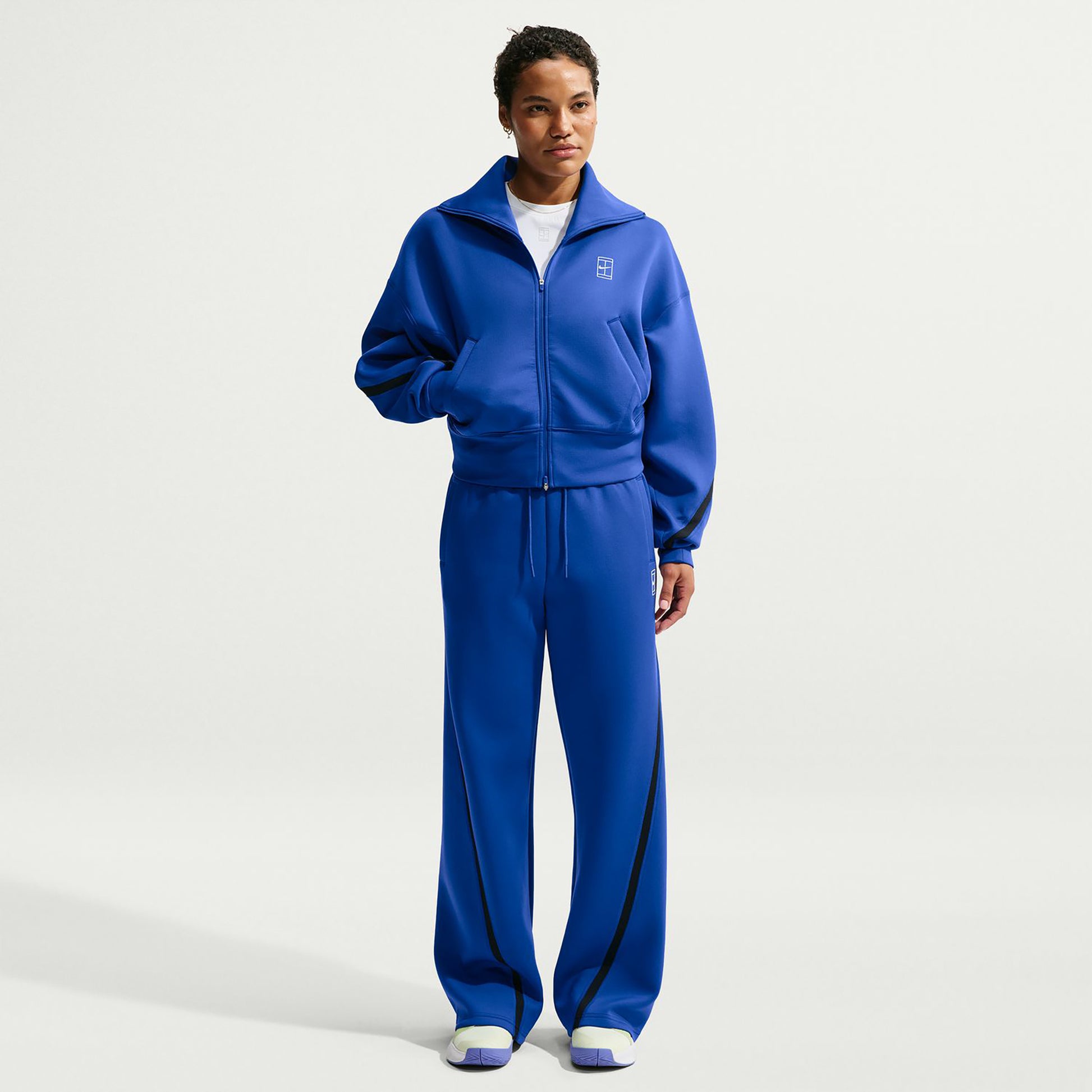Nike Court Dri-Fit Advantage  Tréninková bunda Dámy - modrá