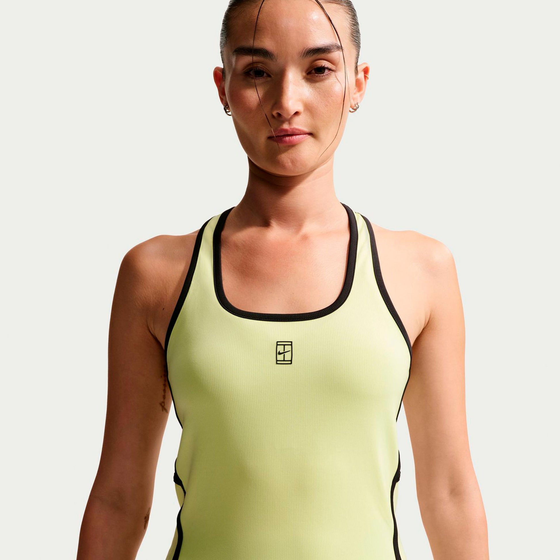 Nike Court Dri-Fit Advantage Sportovní tílko Dámy-limetková