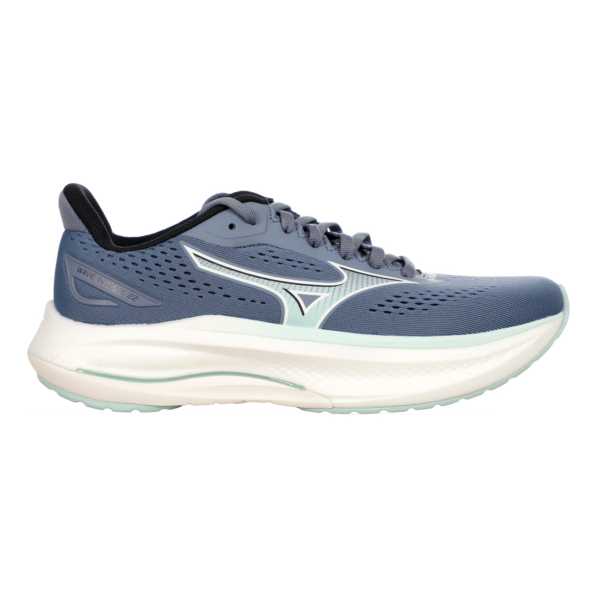 Mizuno Wave Inspire 22  Stabilní obuv Dámy - modrošedá, mátová