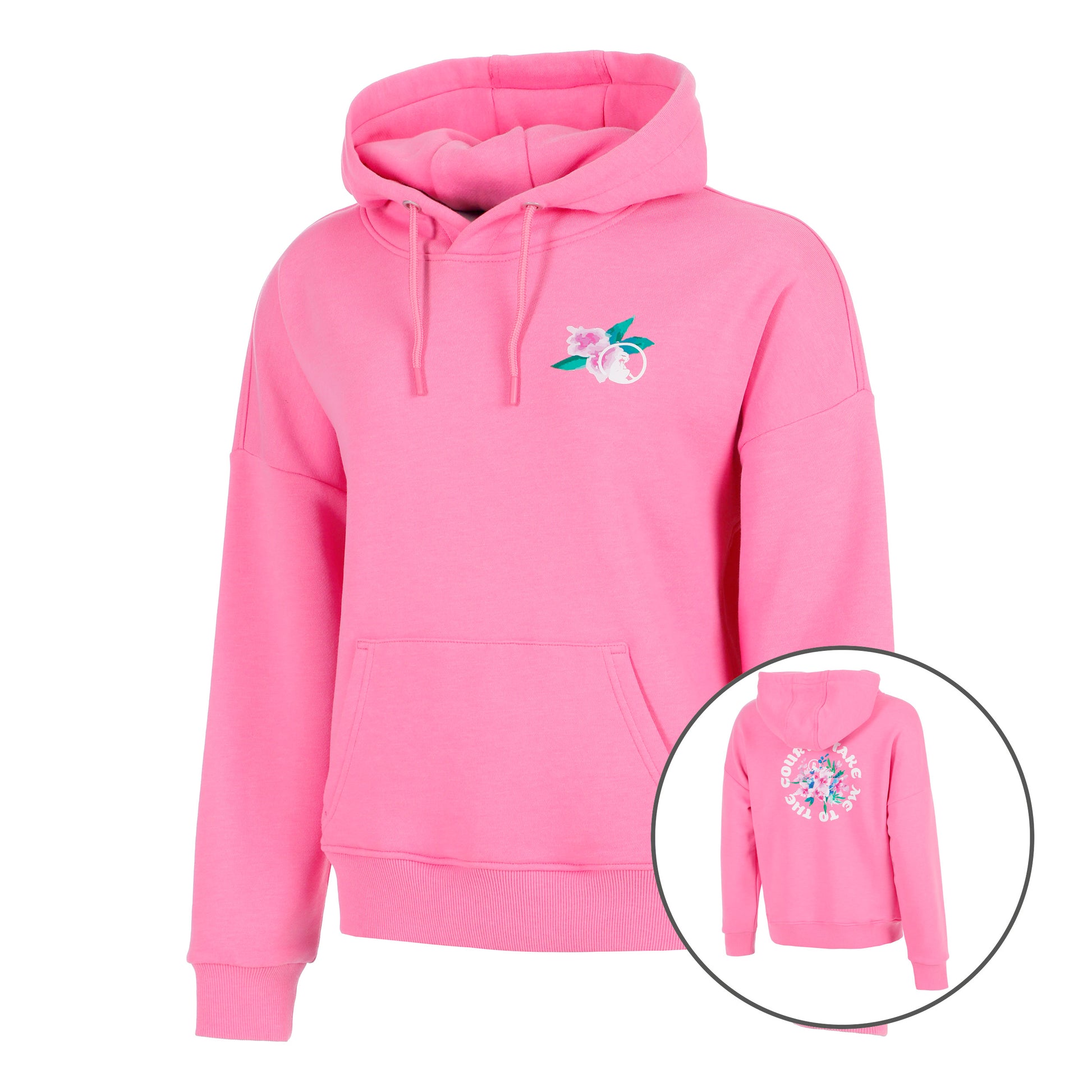 Quiet Please Crush TMTTC Hoody Dámy-růžová, bílá