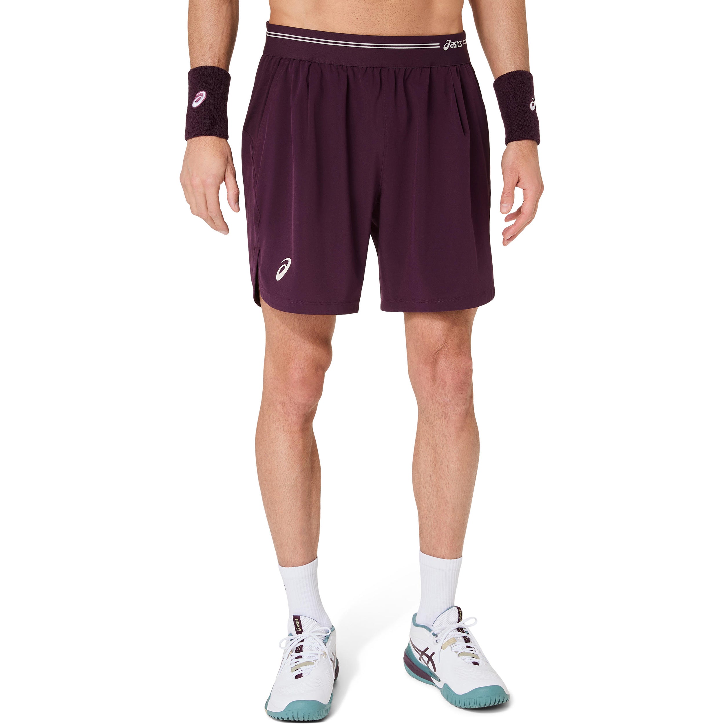 ASICS Game  Šortky Muži - červené víno