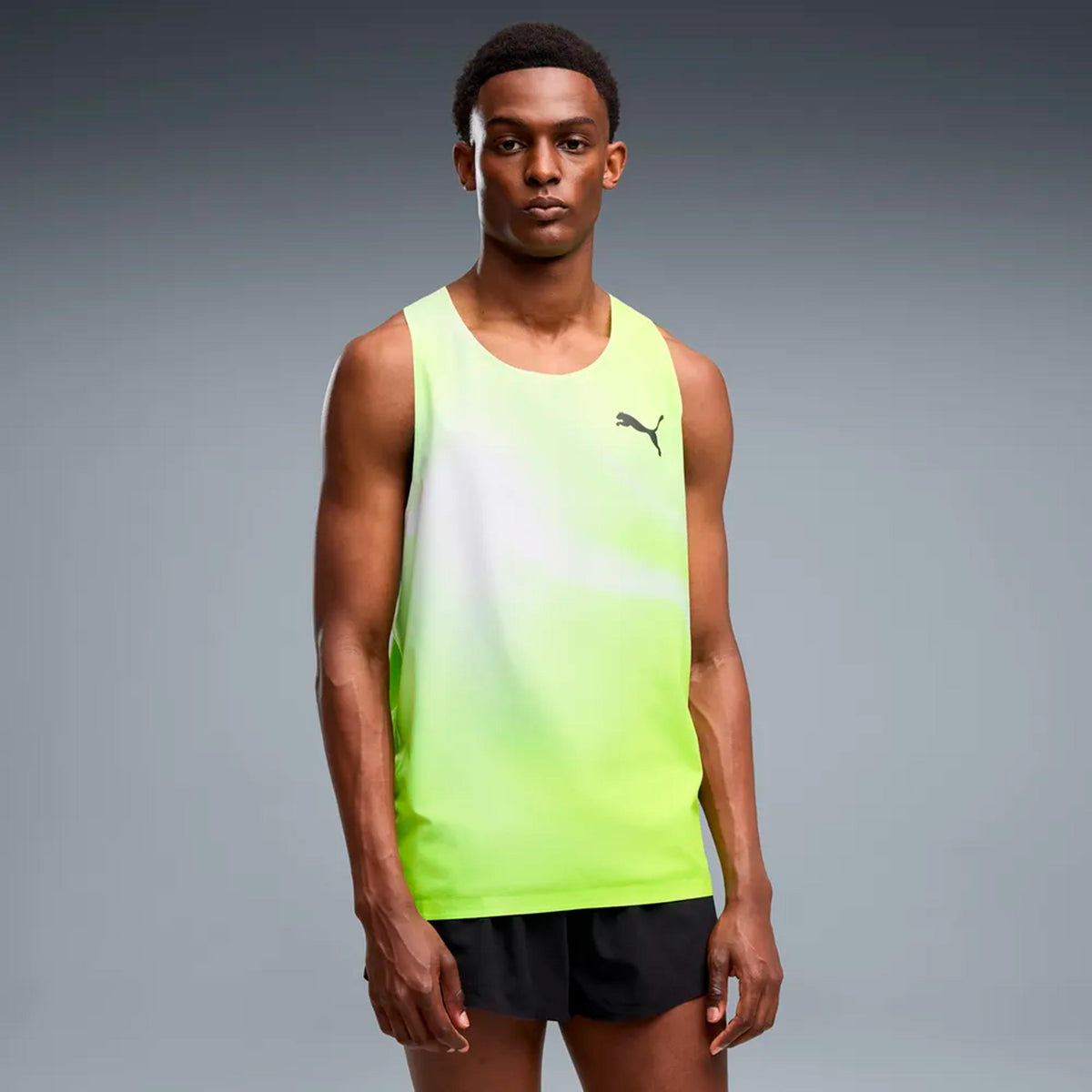 Puma Lightspeed Ultraweave Graphic  Běžecké tričko Muži - limetková