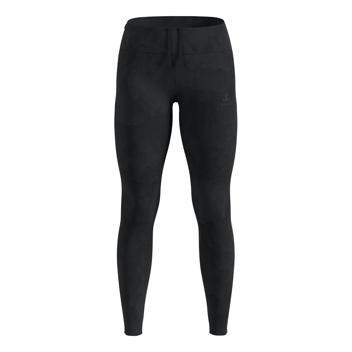 Odlo Zeroweight Print  Běžecké punčocháče Dámy-černá