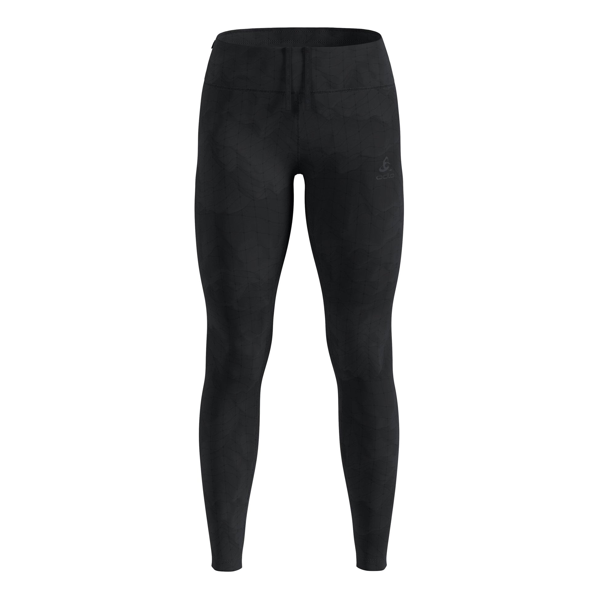 Odlo Zeroweight Print  Běžecké punčocháče Dámy-černá