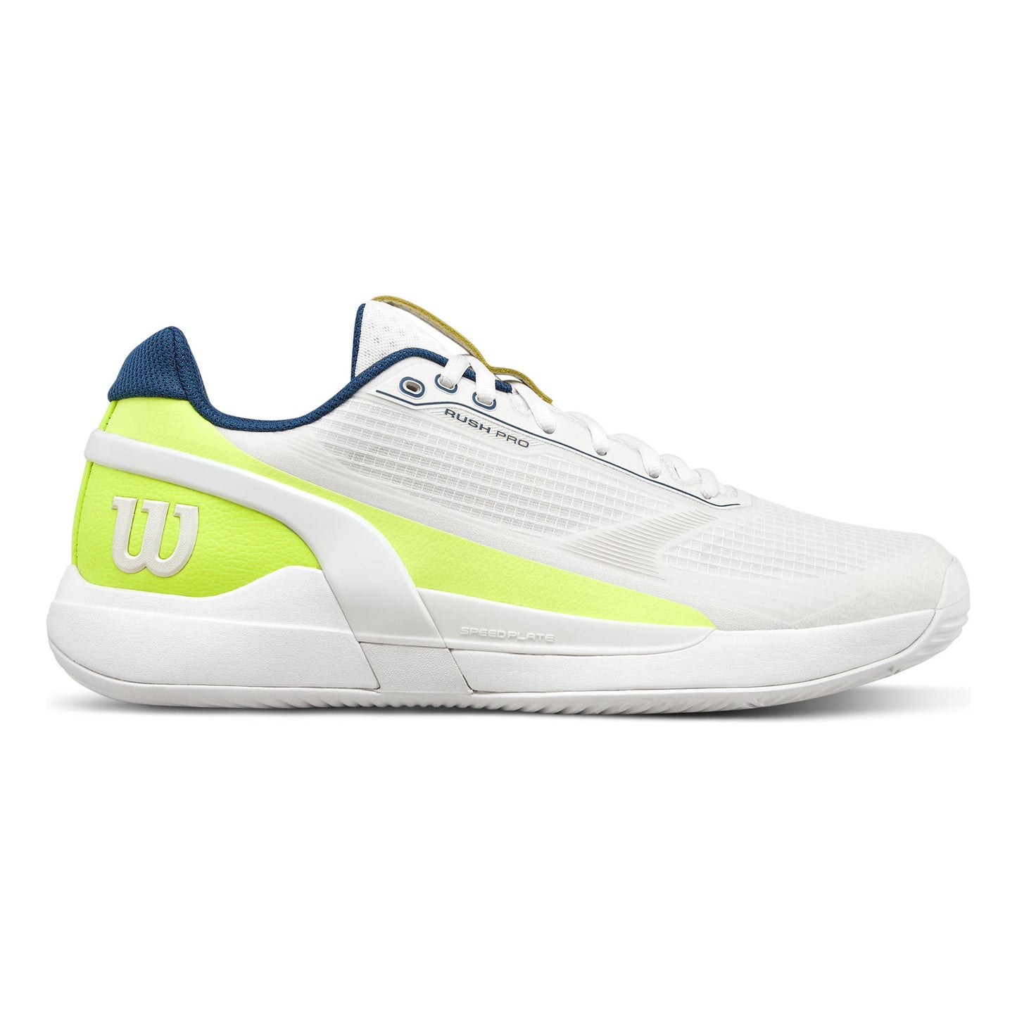 Wilson Rush Pro 5 Padel Obuv na padel Muži - bílá, neonově žlutá