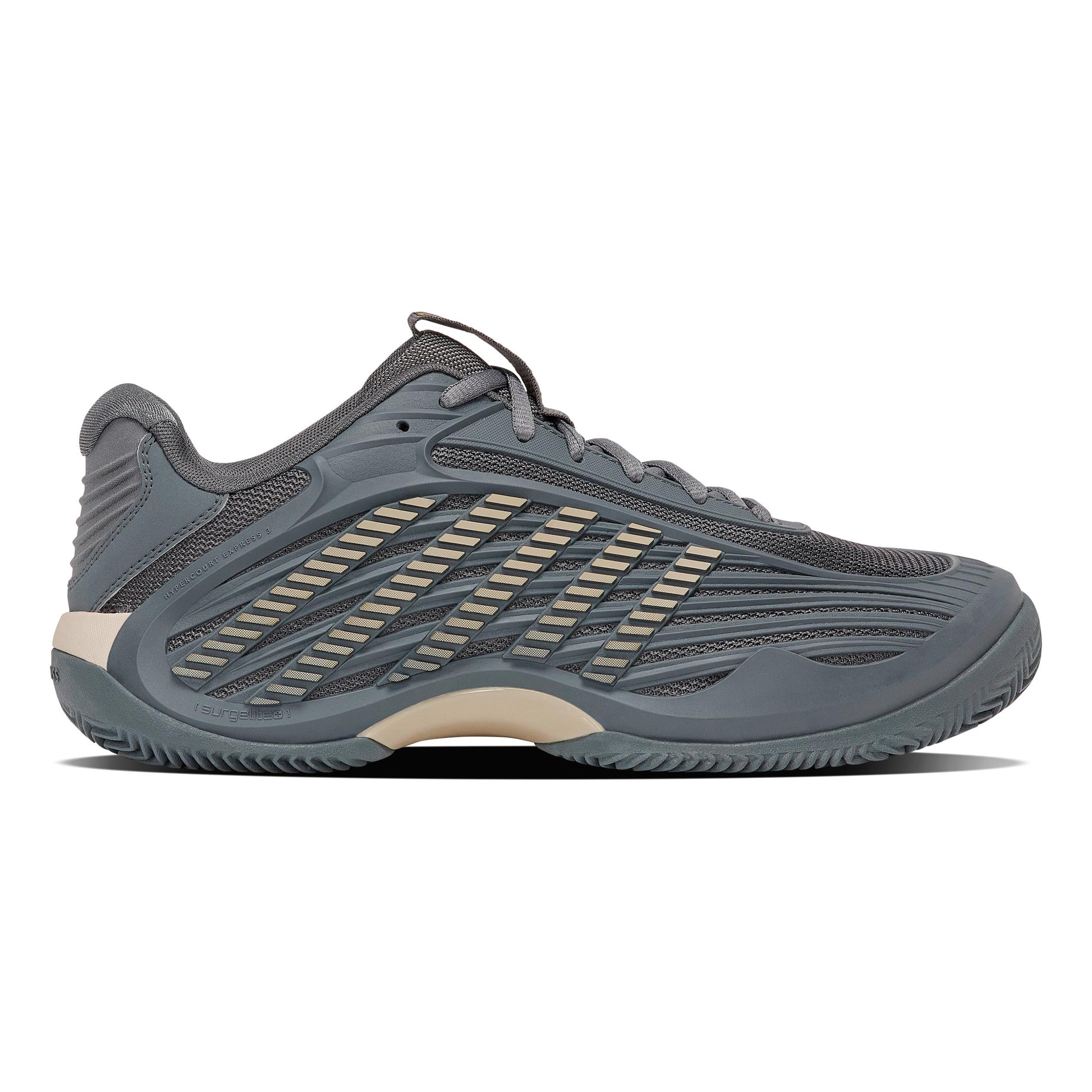 K-Swiss HYPERCOURT EXPRESS 3 Clay Obuv na antuku Muži-tmavě šedá, béžová