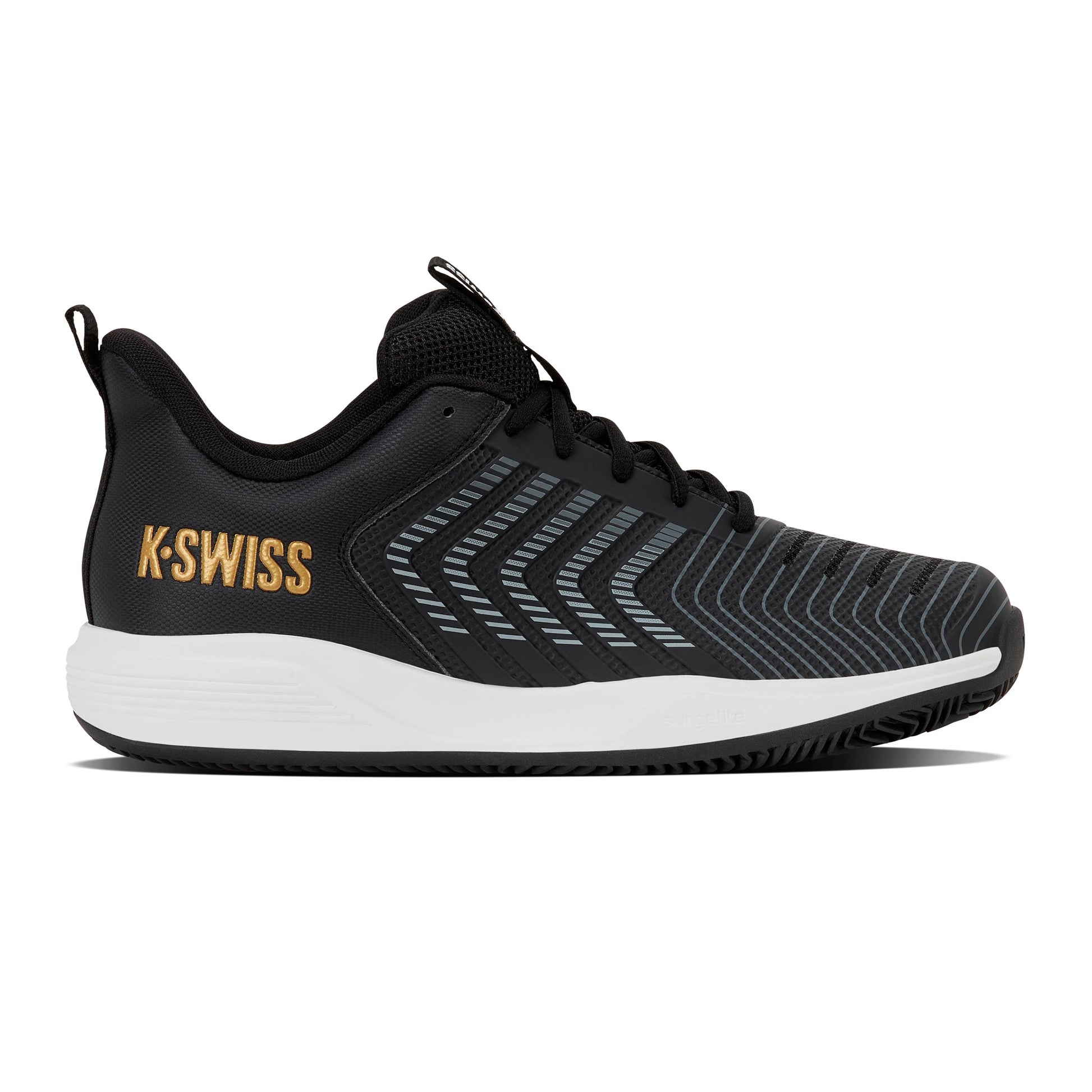 K-Swiss Ultrashot Light Obuv na antuku Muži - černá, zlatá